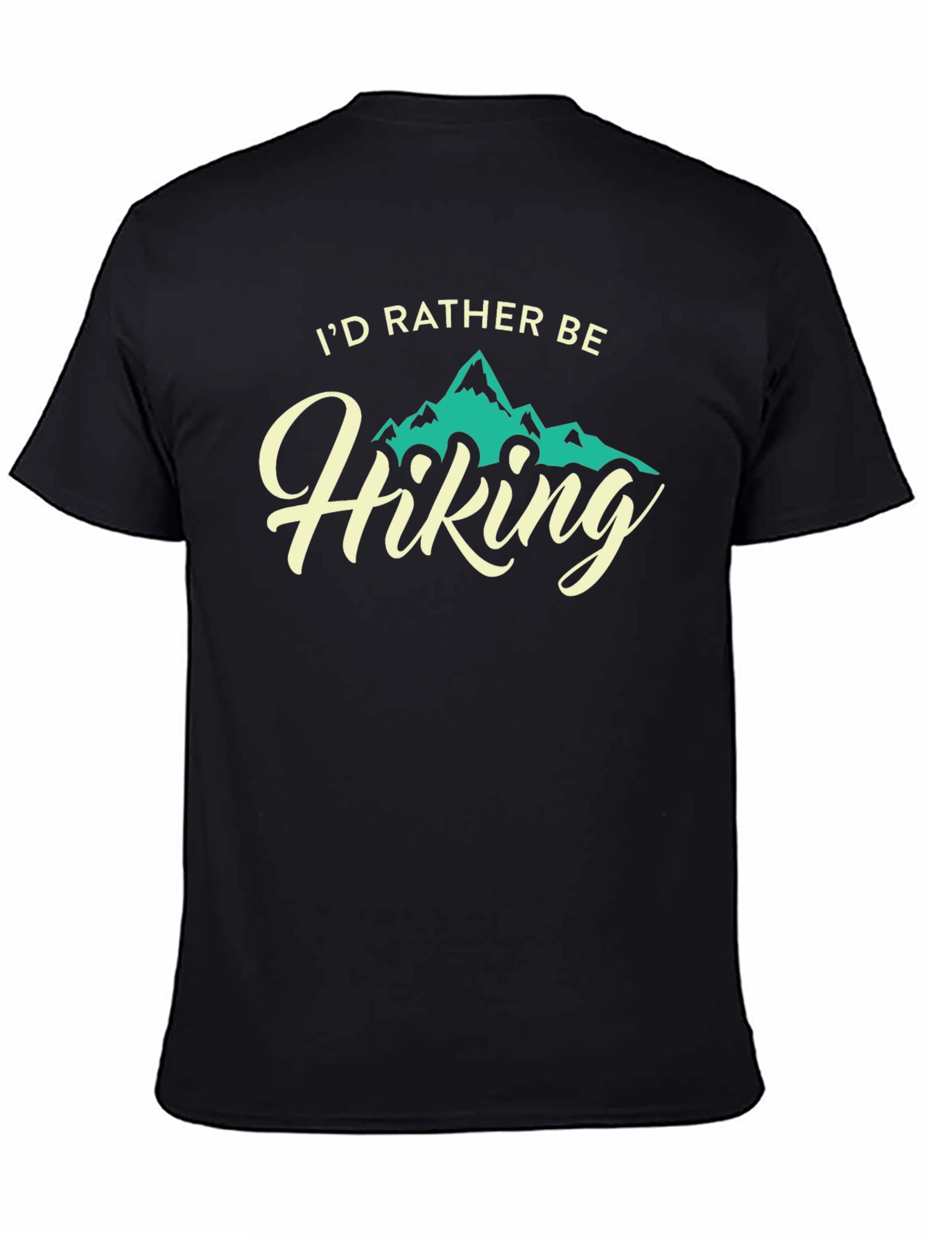 Id Rather Be Hiking Graphic T-Shirt
