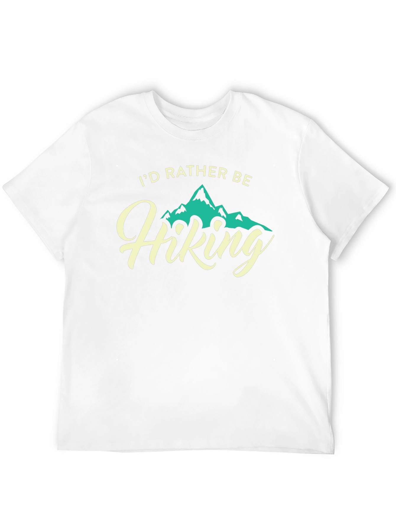 Id Rather Be Hiking Graphic T-Shirt
