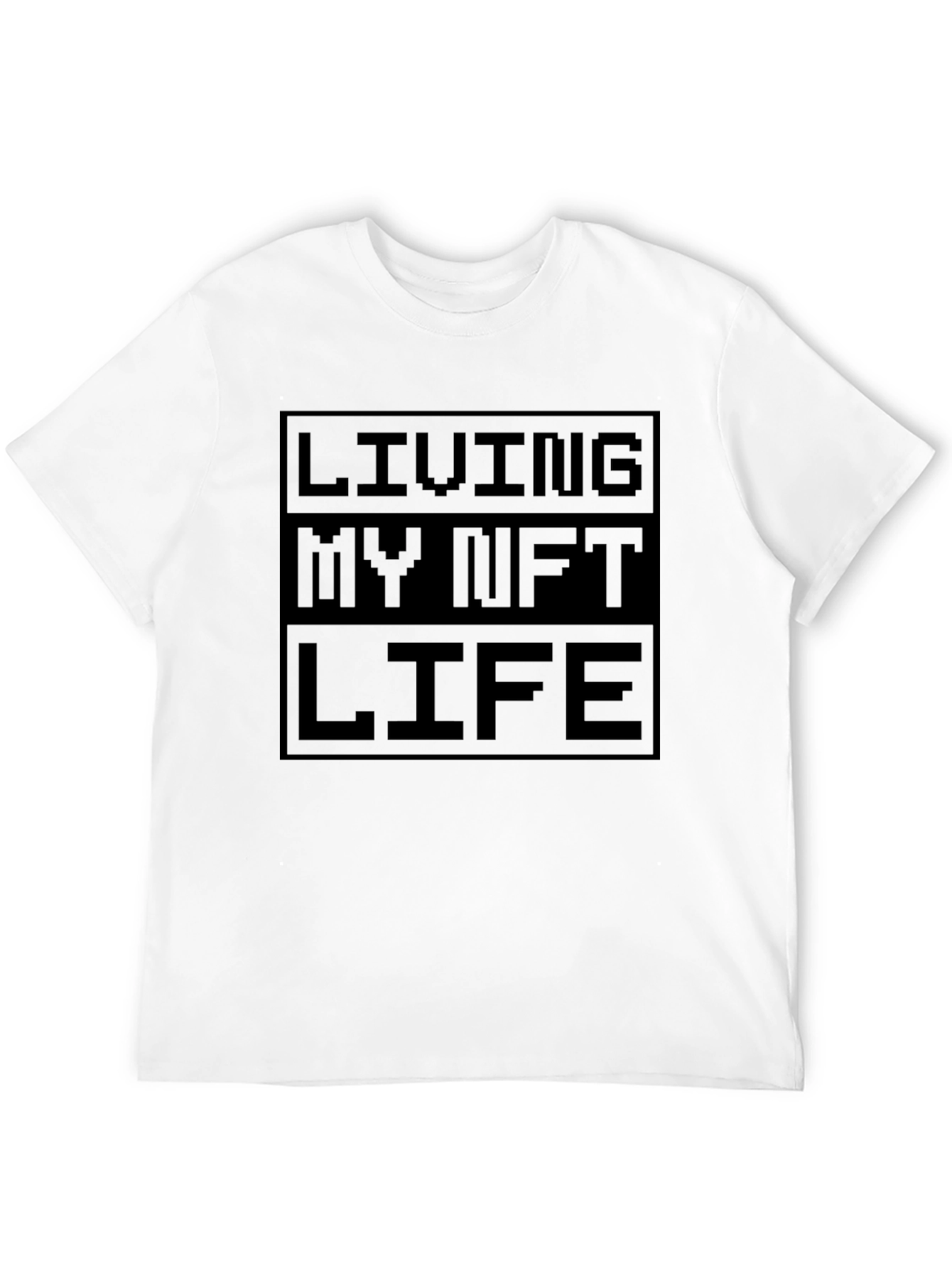 Living My NFT Life Black T-Shirt