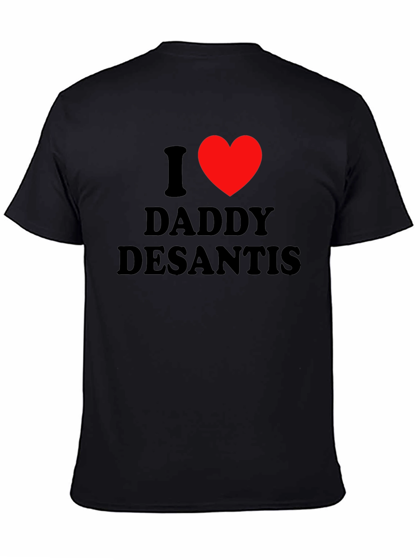 I Heart Daddy DeSantis T-Shirt - Black Tee