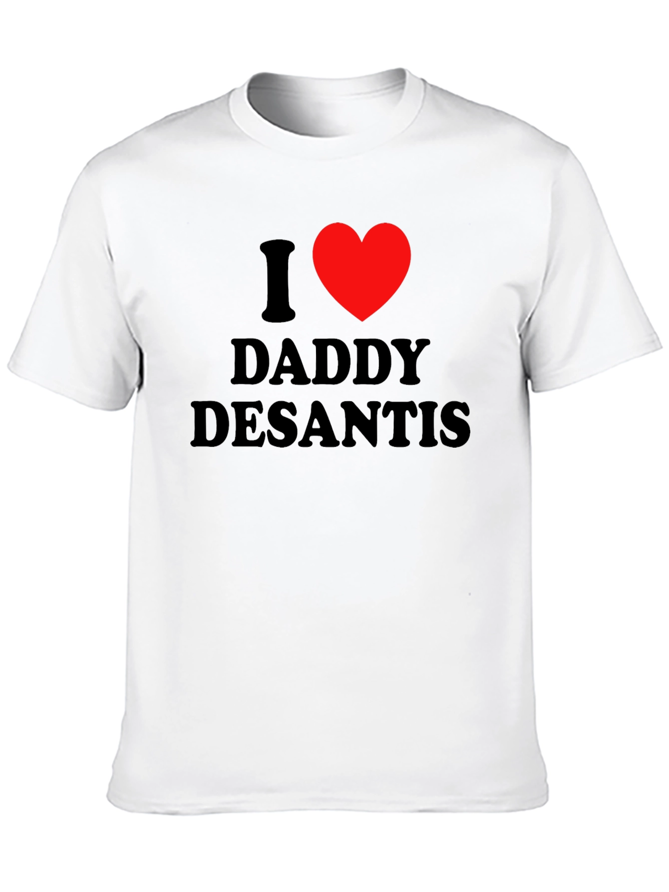 I Heart Daddy DeSantis T-Shirt - Black Tee