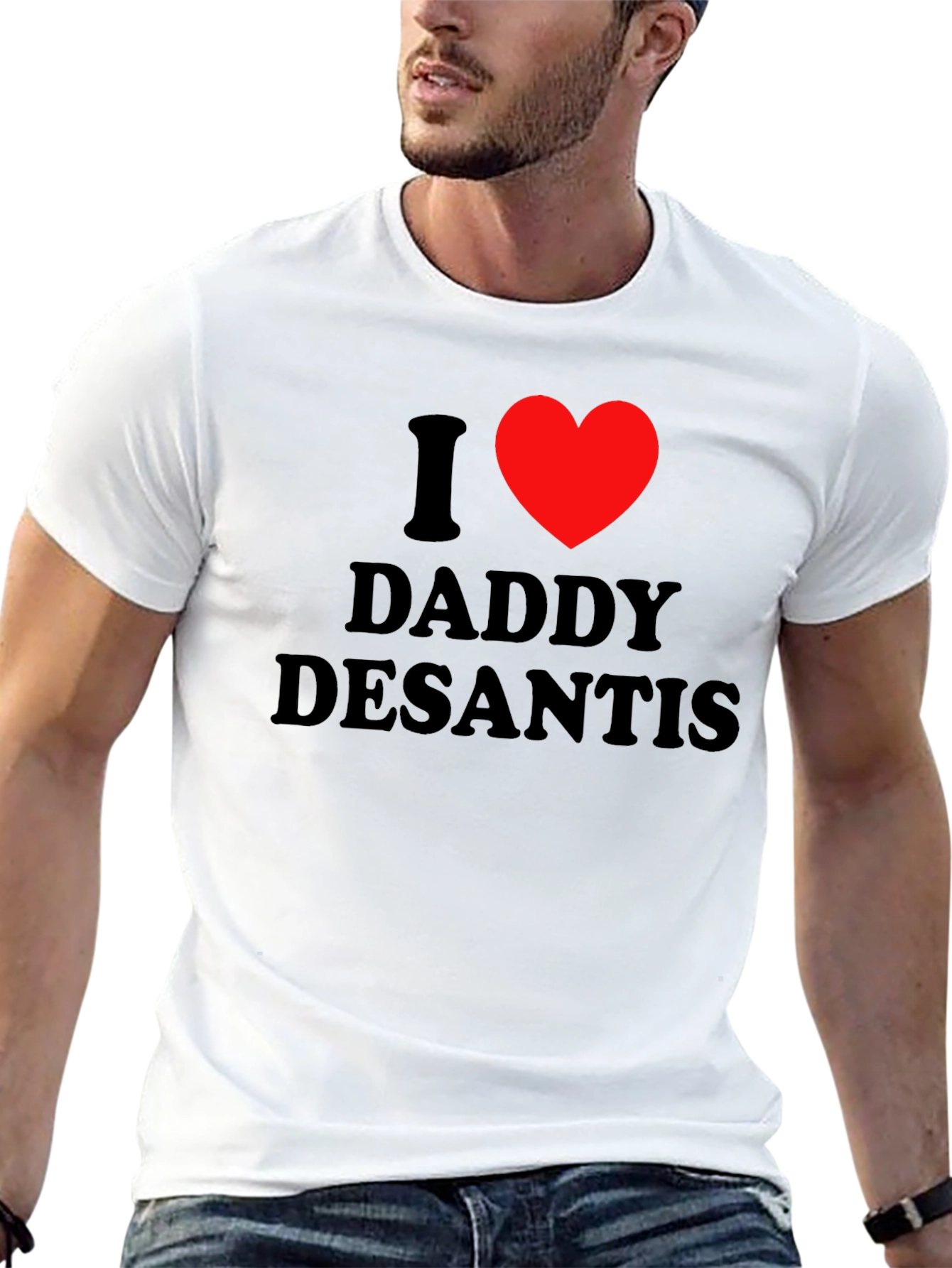 I Heart Daddy DeSantis T-Shirt - Black Tee