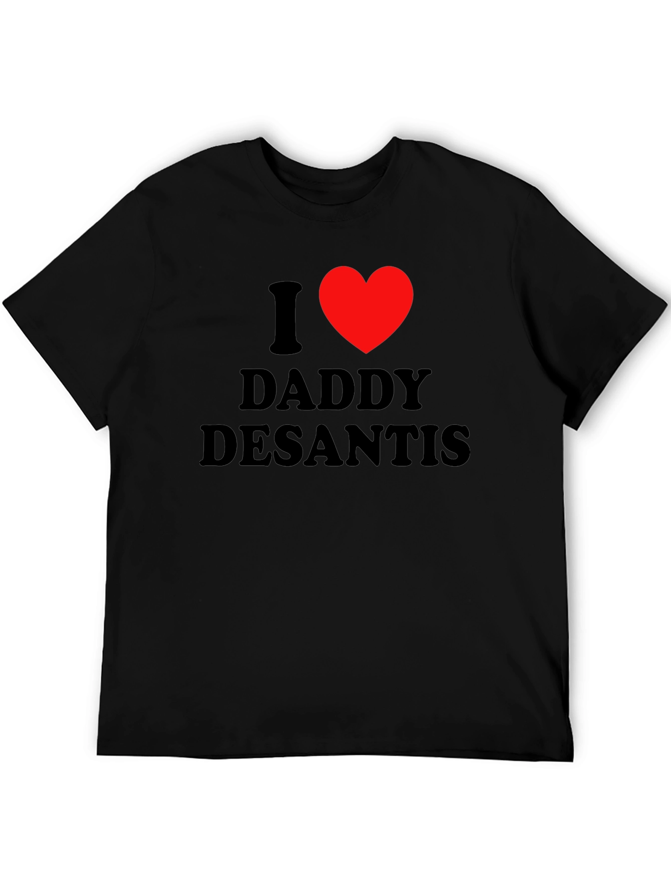 I Heart Daddy DeSantis T-Shirt - Black Tee