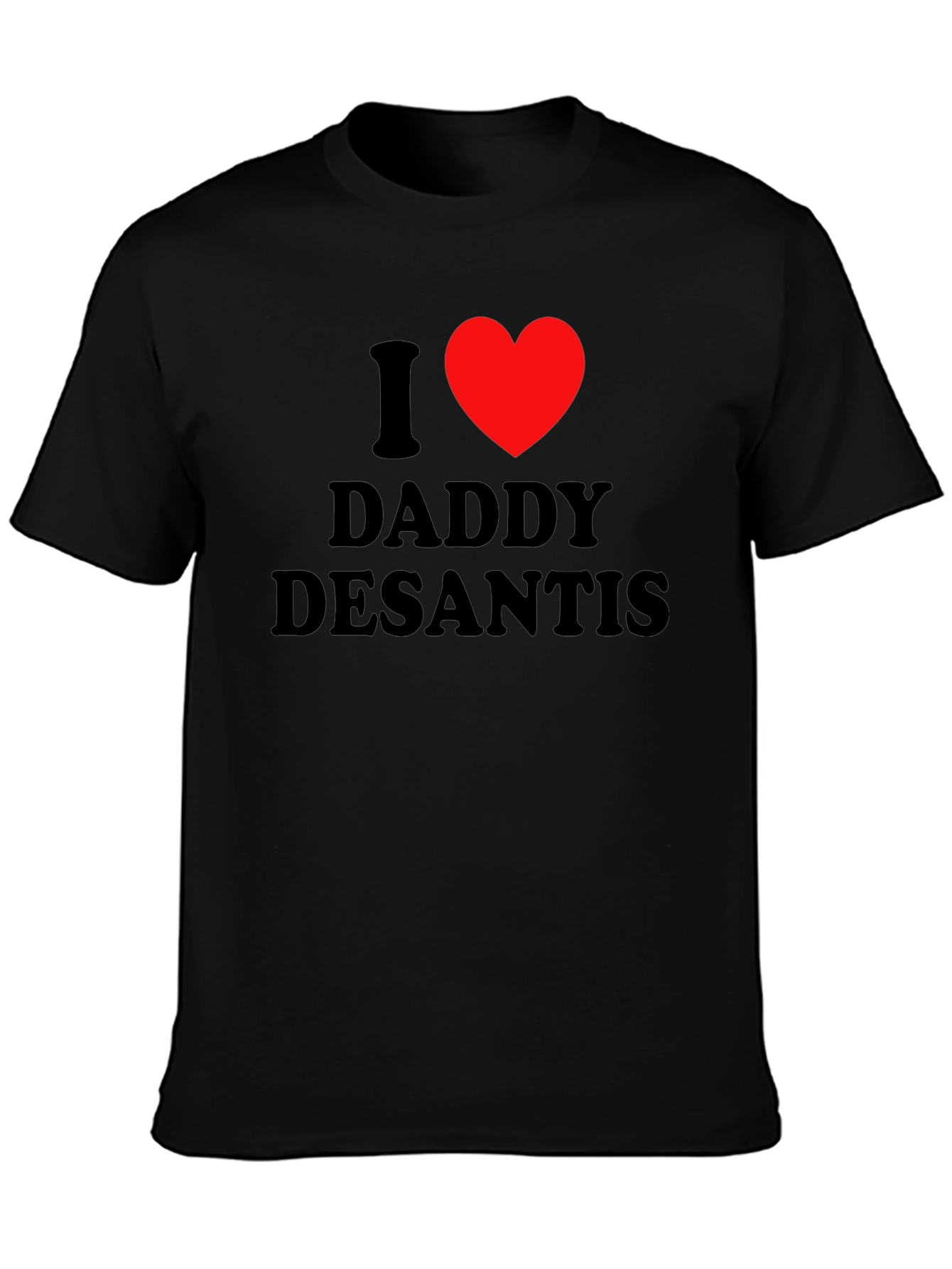 I Heart Daddy DeSantis T-Shirt - Black Tee