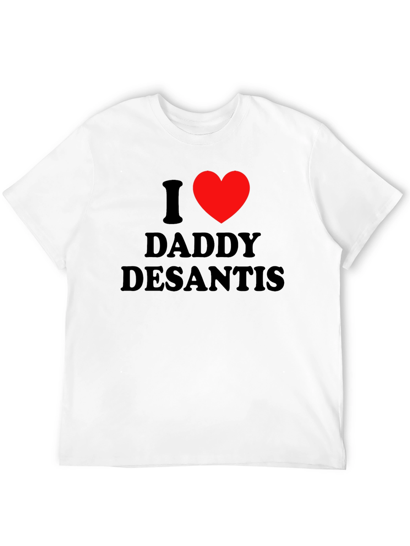 I Heart Daddy DeSantis T-Shirt - Black Tee