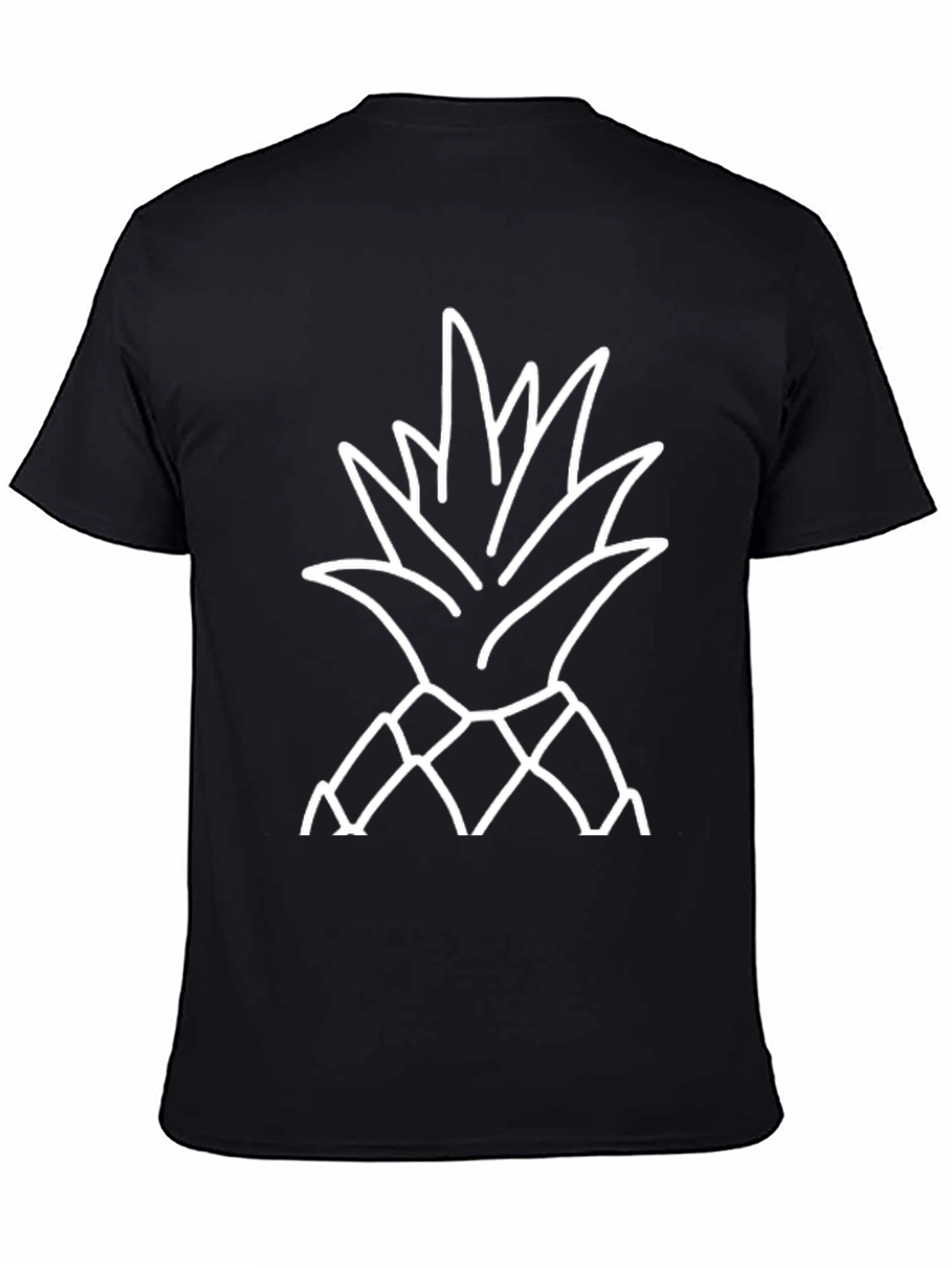 Pineapple Graphic Tee - Black
