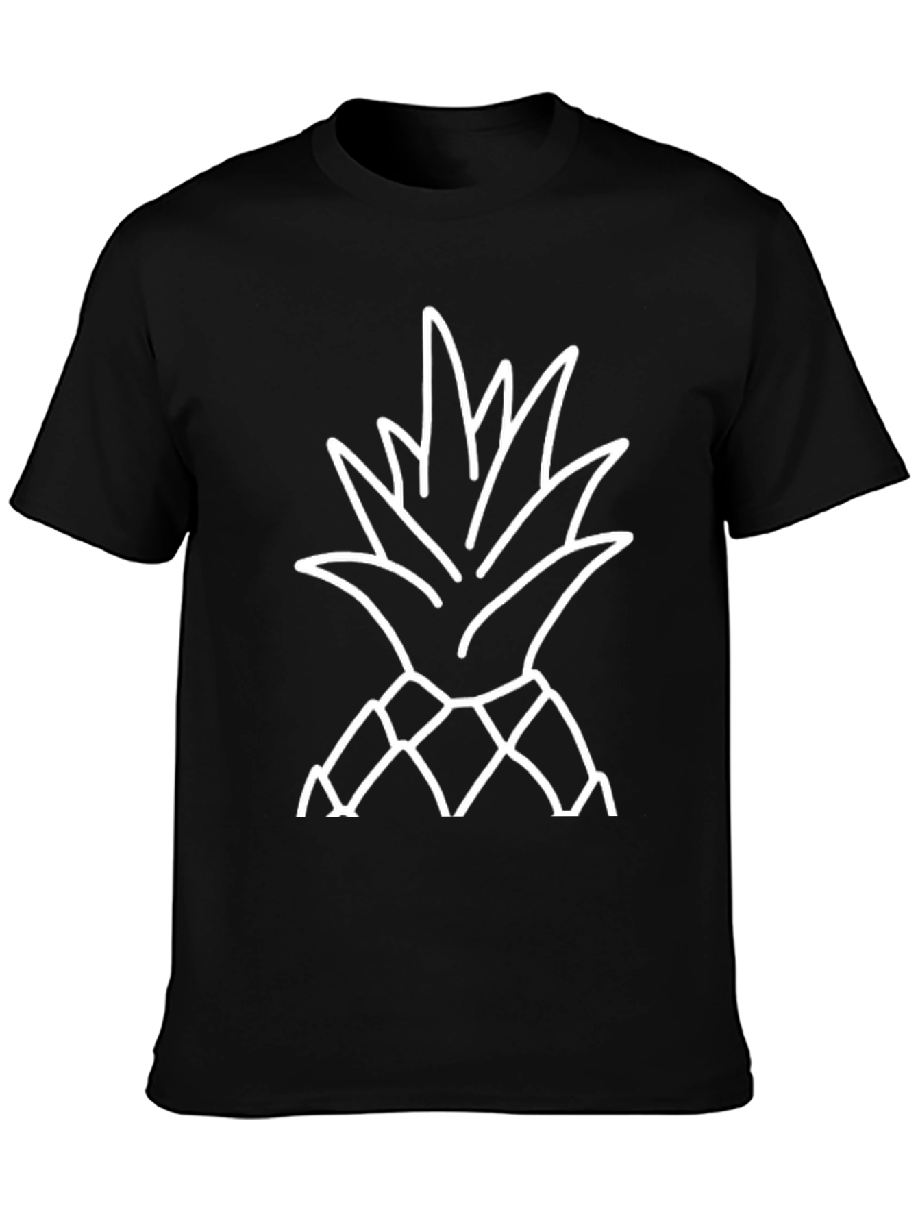 Pineapple Graphic Tee - Black