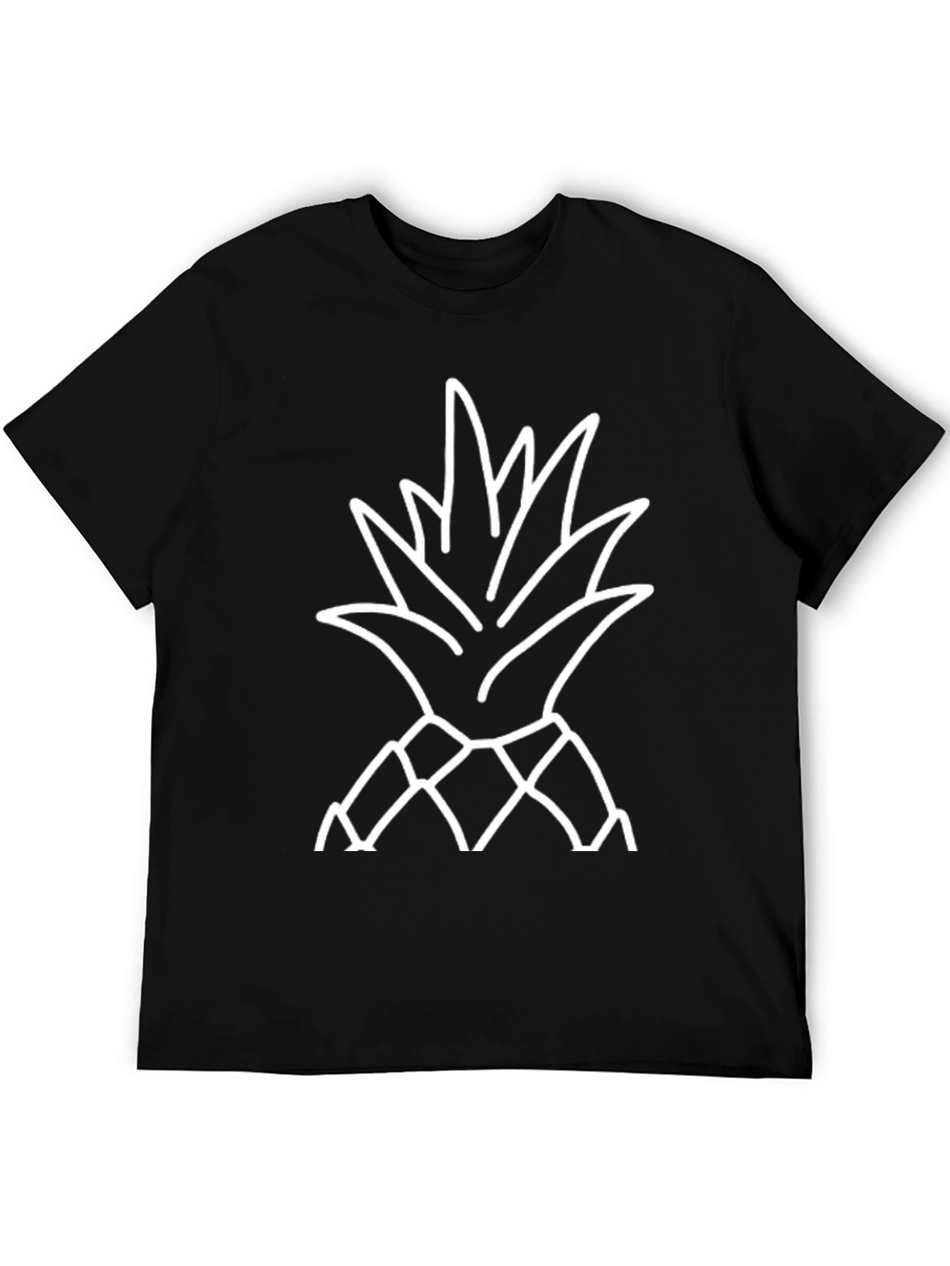 Pineapple Graphic Tee - Black