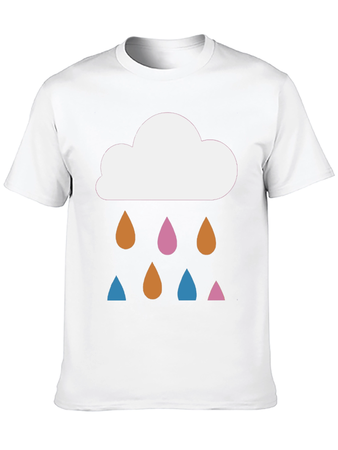 Cloud Raindrop T-Shirt: Stylish Graphic Tee