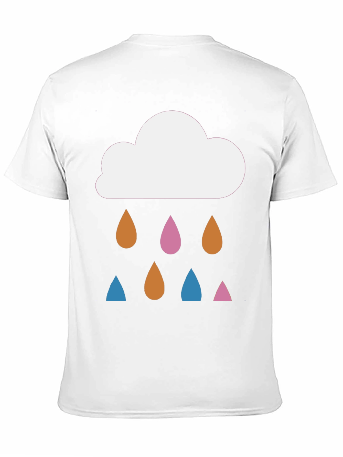 Cloud Raindrop T-Shirt: Stylish Graphic Tee