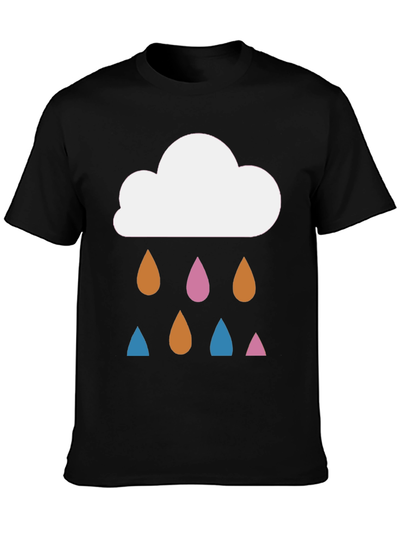 Cloud Raindrop T-Shirt: Stylish Graphic Tee