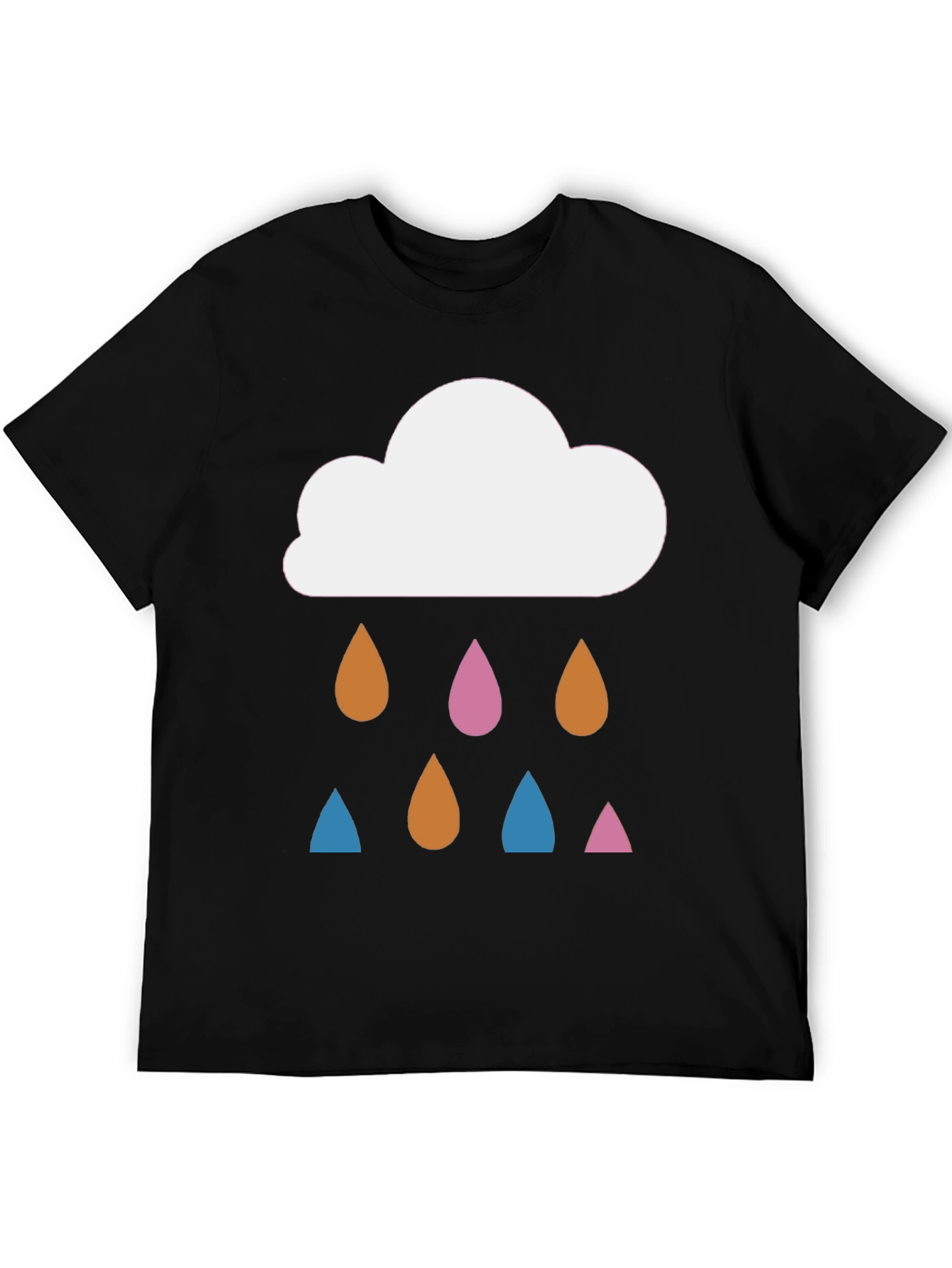 Cloud Raindrop T-Shirt: Stylish Graphic Tee