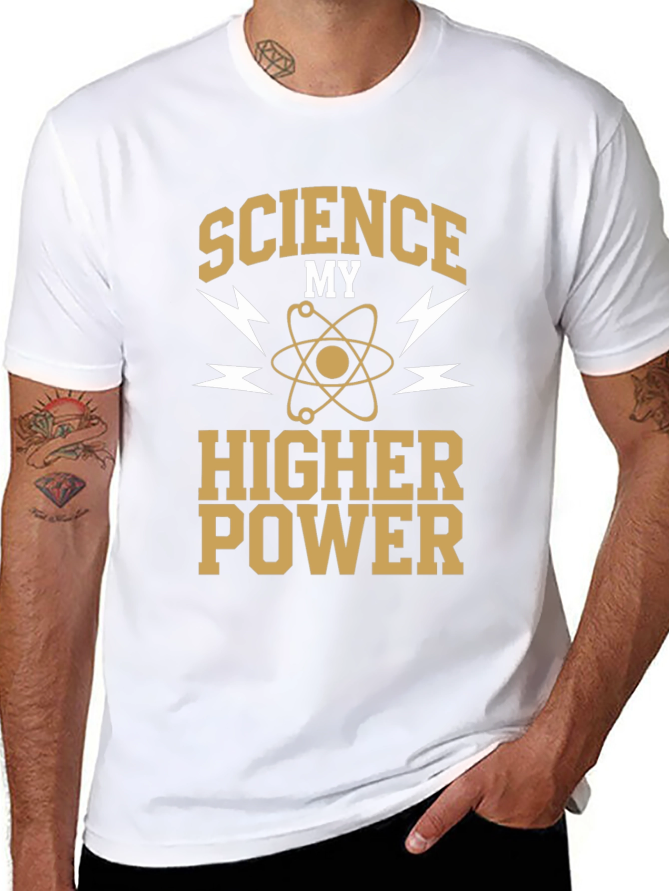 Science My Higher Power T-Shirt - Geeky & Stylish