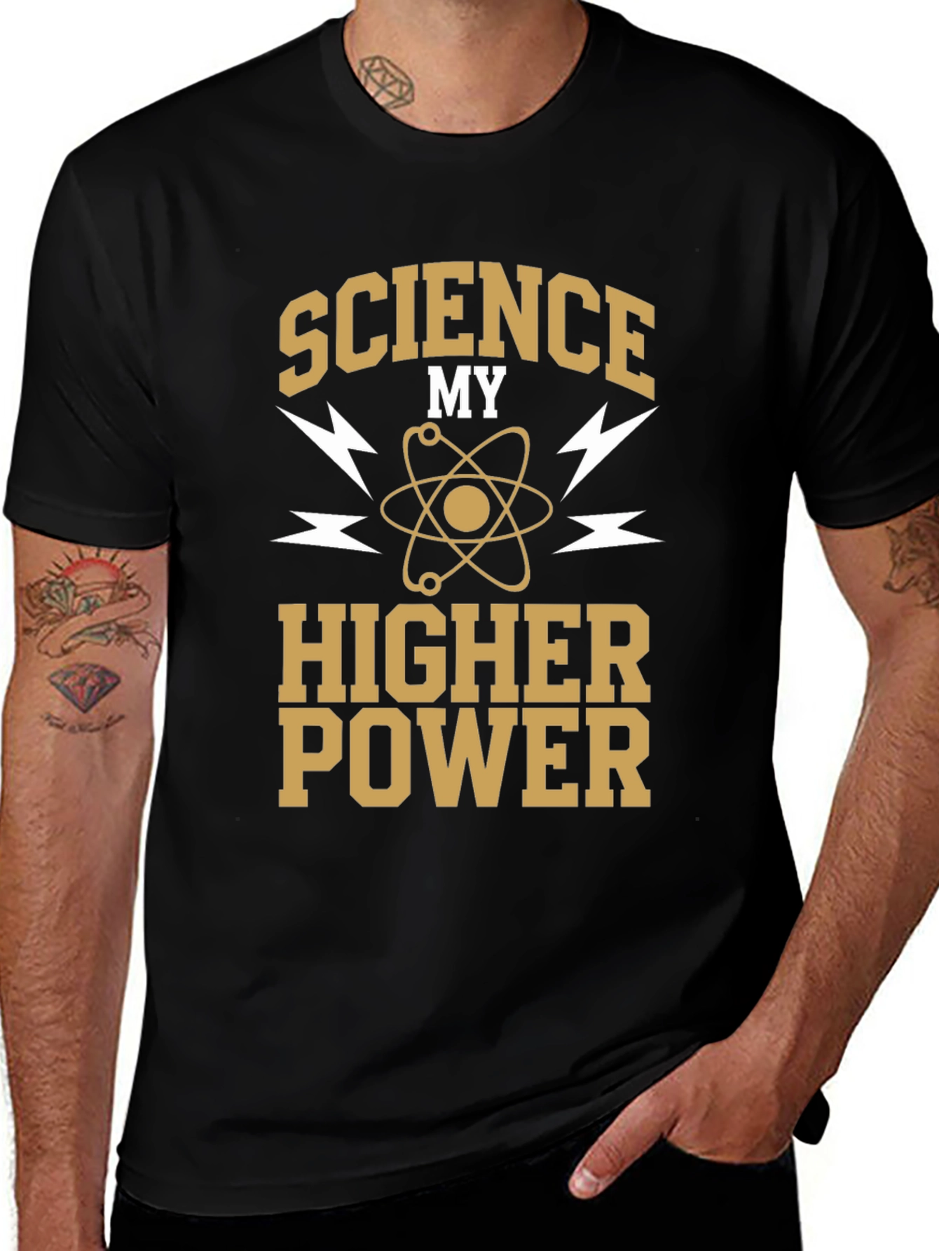 Science My Higher Power T-Shirt - Geeky & Stylish