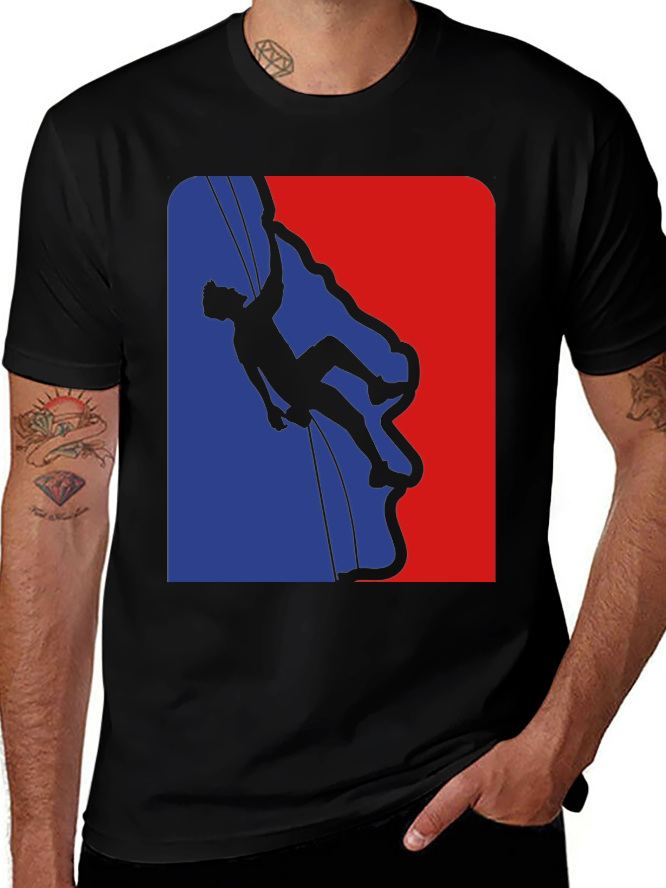 Rock Climbing Silhouette T-Shirt