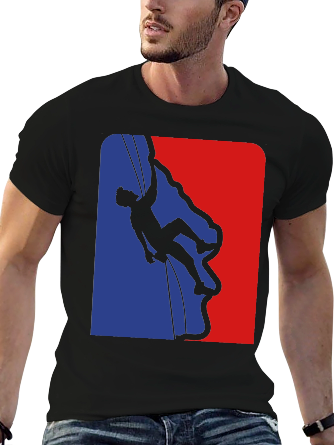 Rock Climbing Silhouette T-Shirt