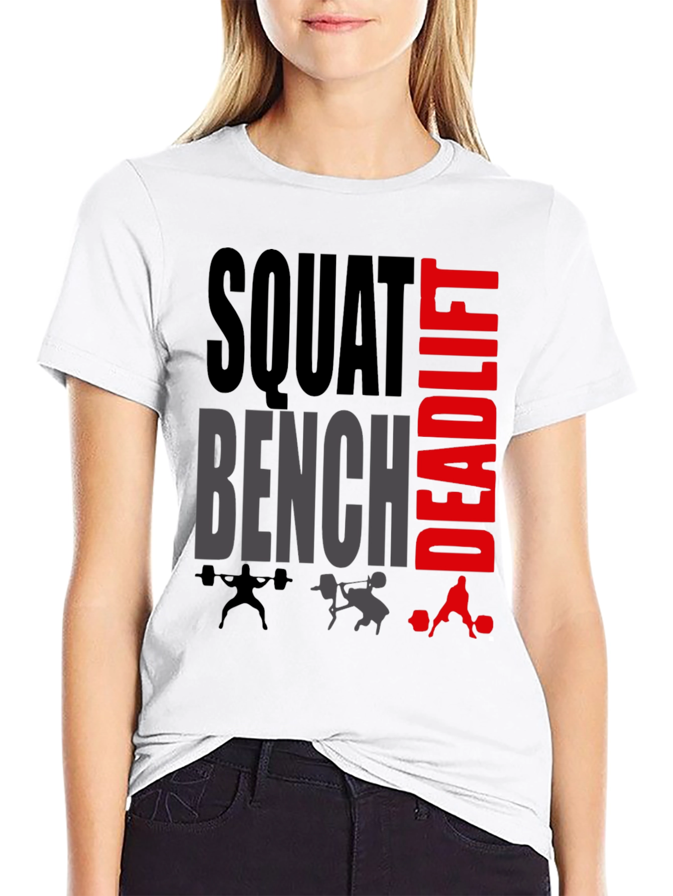 Squat Bench Deadlift Gym Workout T-Shirt