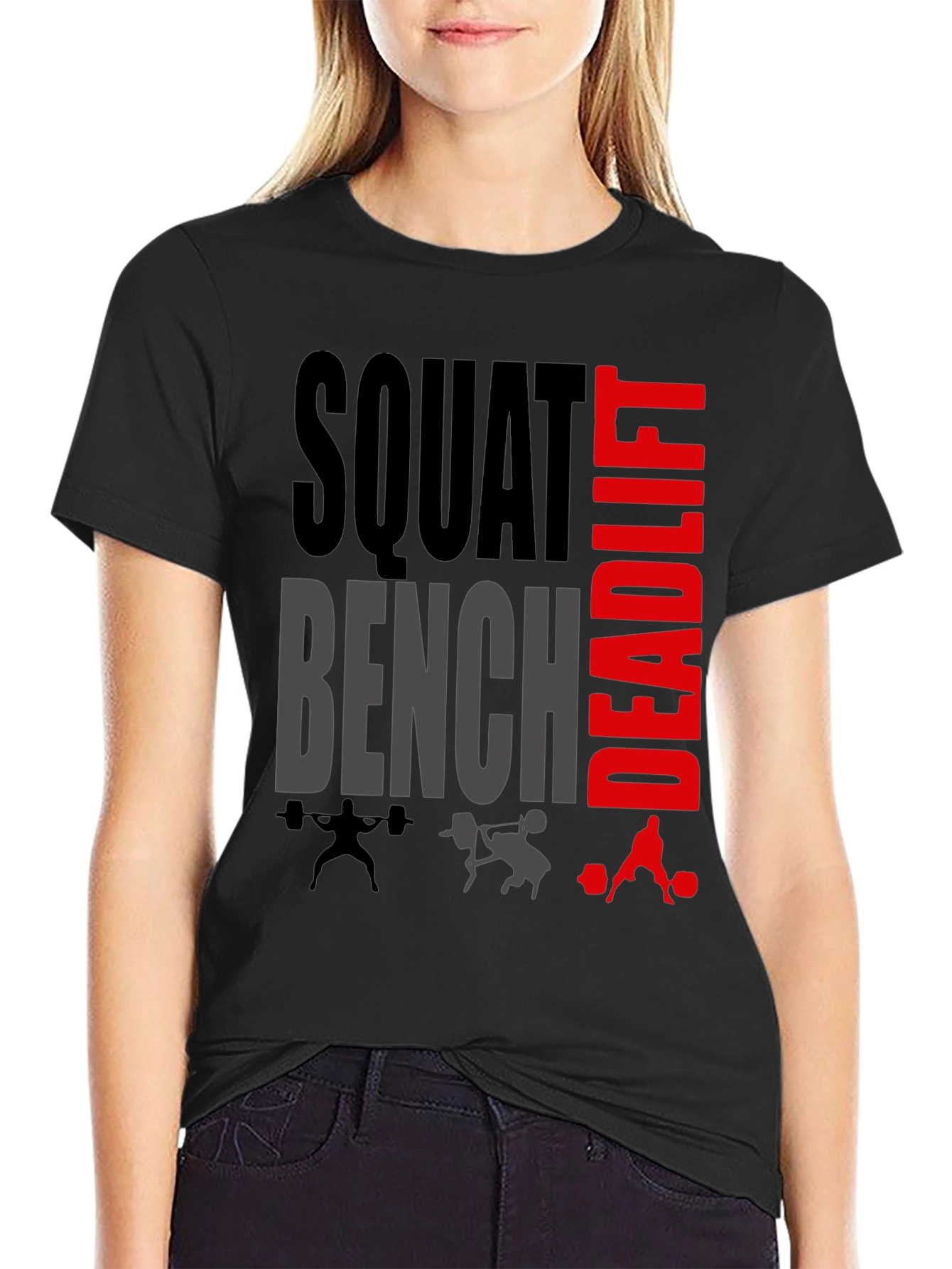 Squat Bench Deadlift Gym Workout T-Shirt