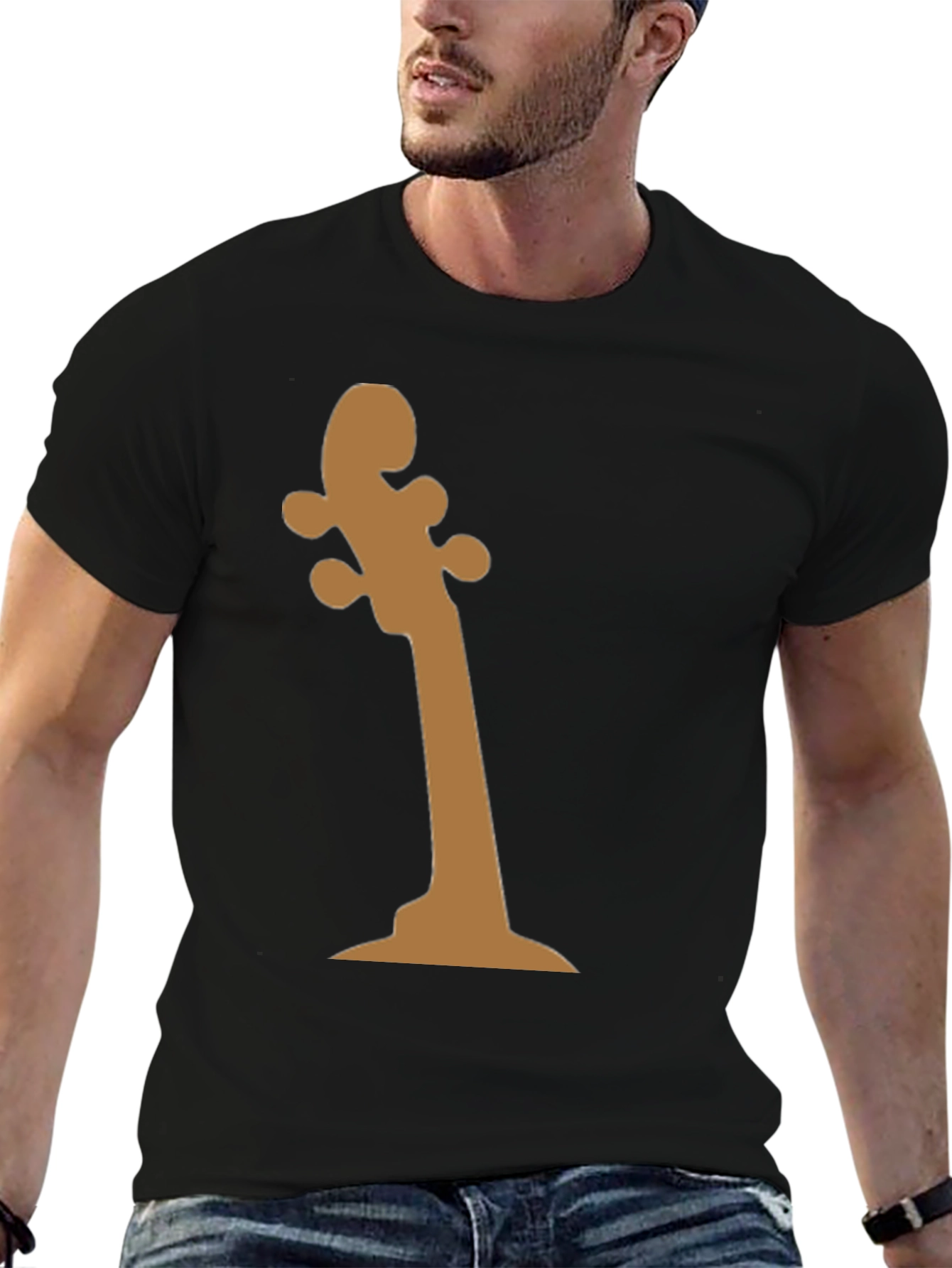 Violin Headstock Graphic Tee - Musician Style