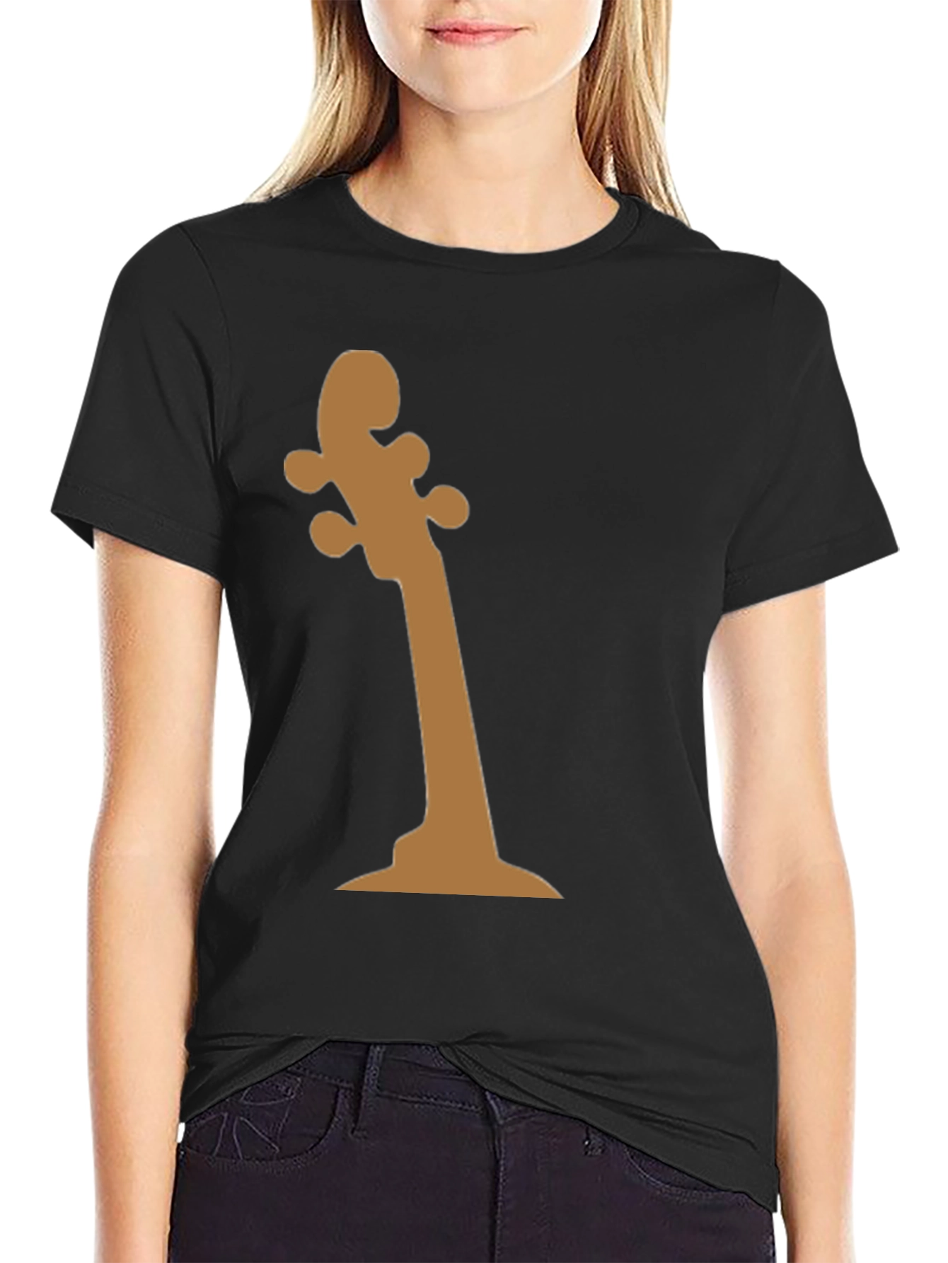 Violin Headstock Graphic Tee - Musician Style