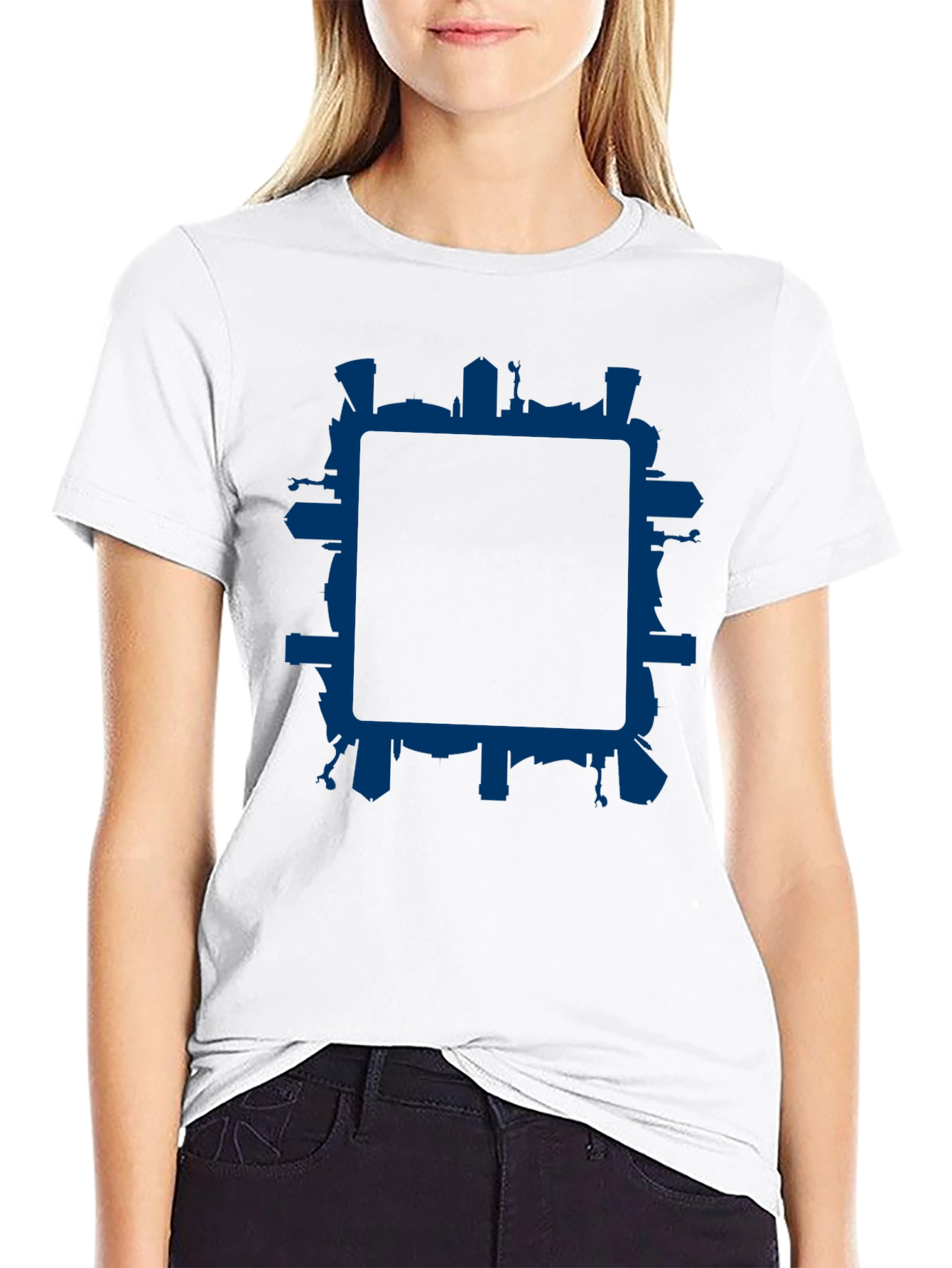 Modern Cityscape Graphic Tee