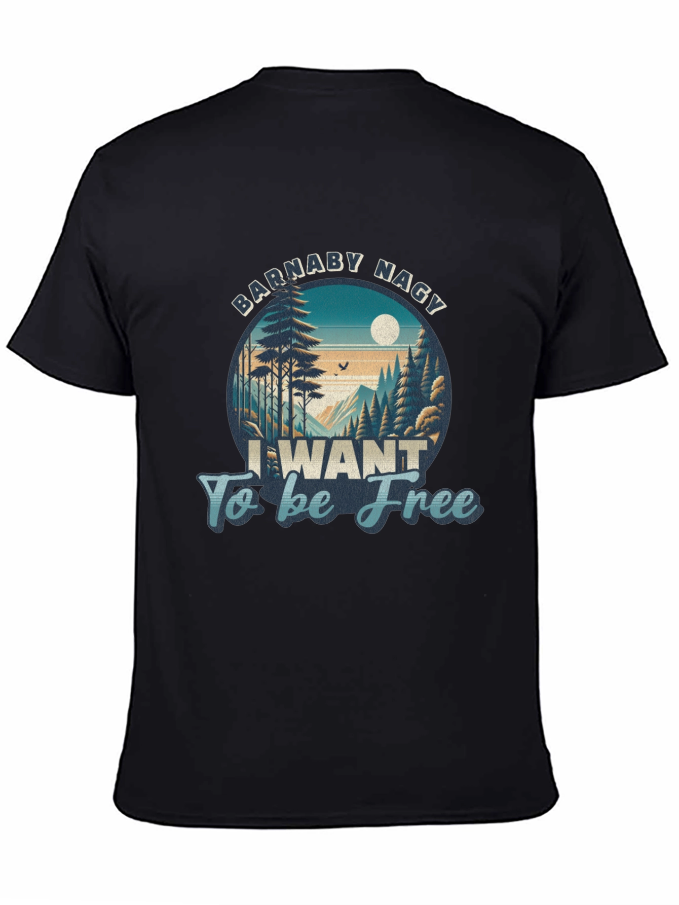 Barnaby Nagy I Want To Be Free Graphic Tee