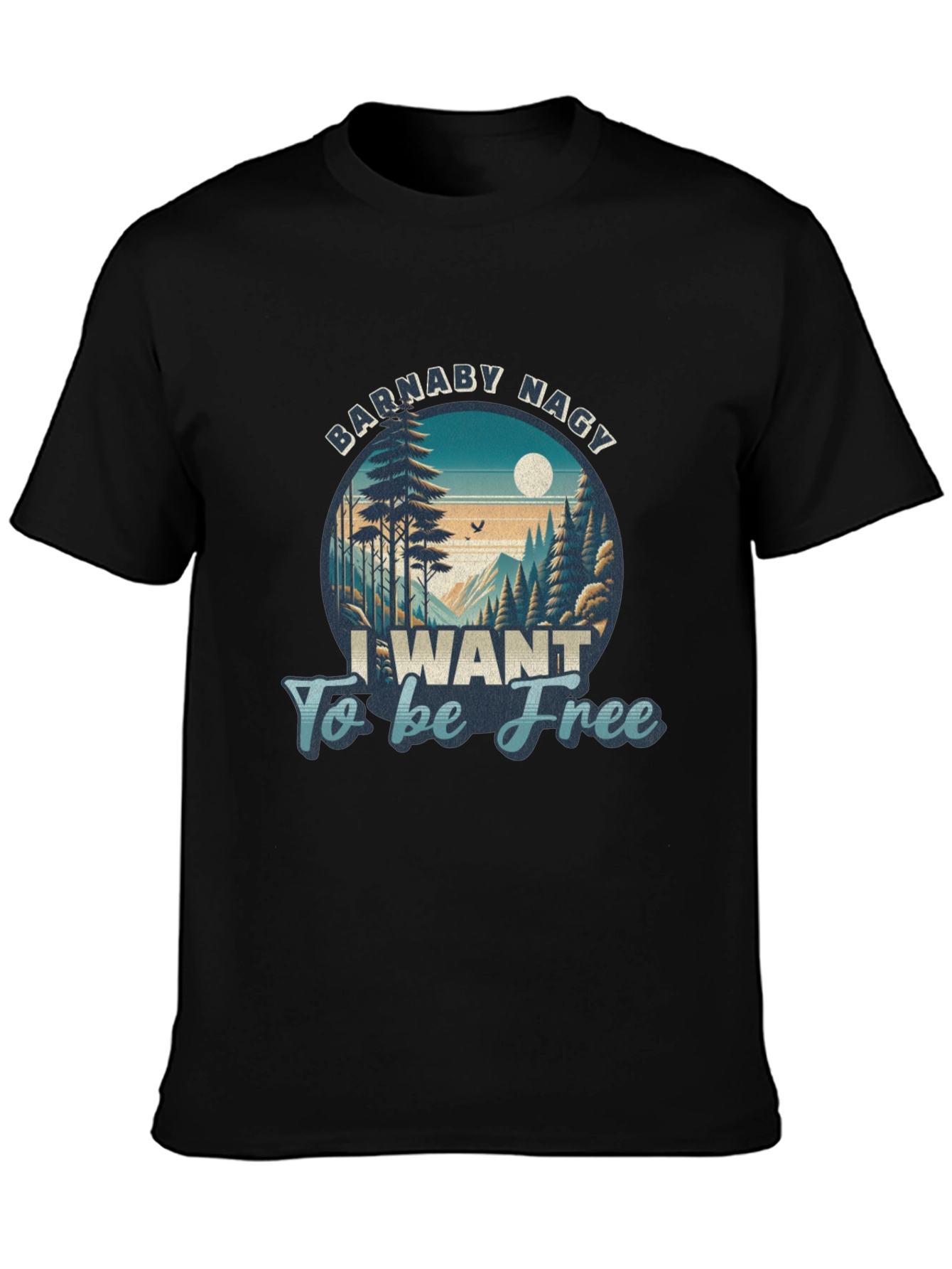 Barnaby Nagy I Want To Be Free Graphic Tee