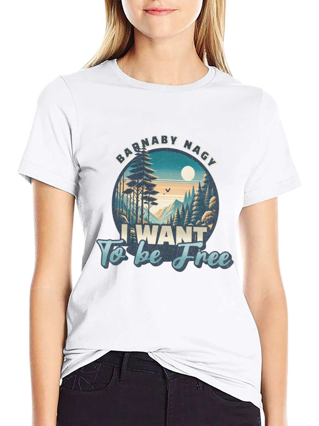 Barnaby Nagy I Want To Be Free Graphic Tee