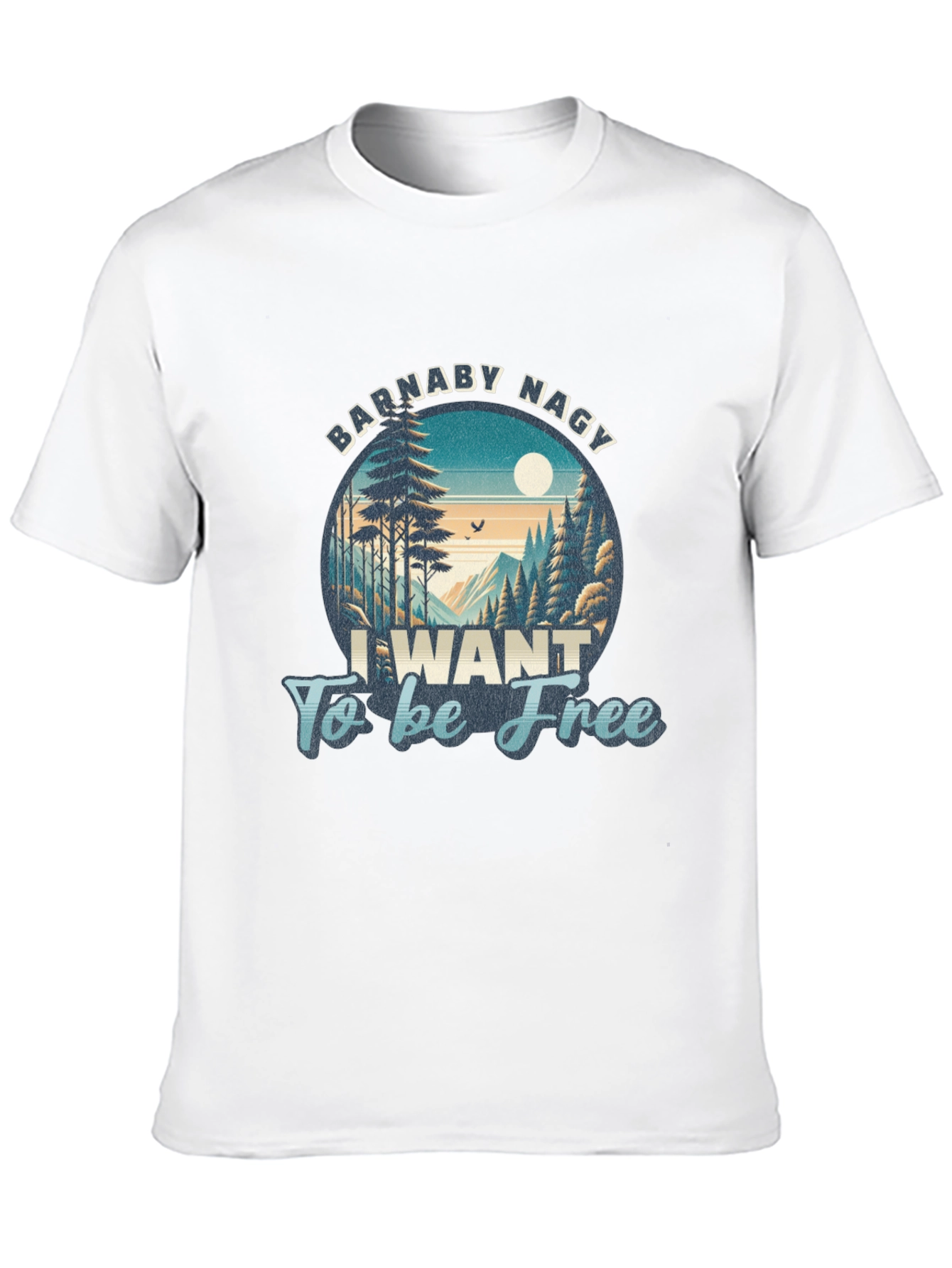 Barnaby Nagy I Want To Be Free Graphic Tee