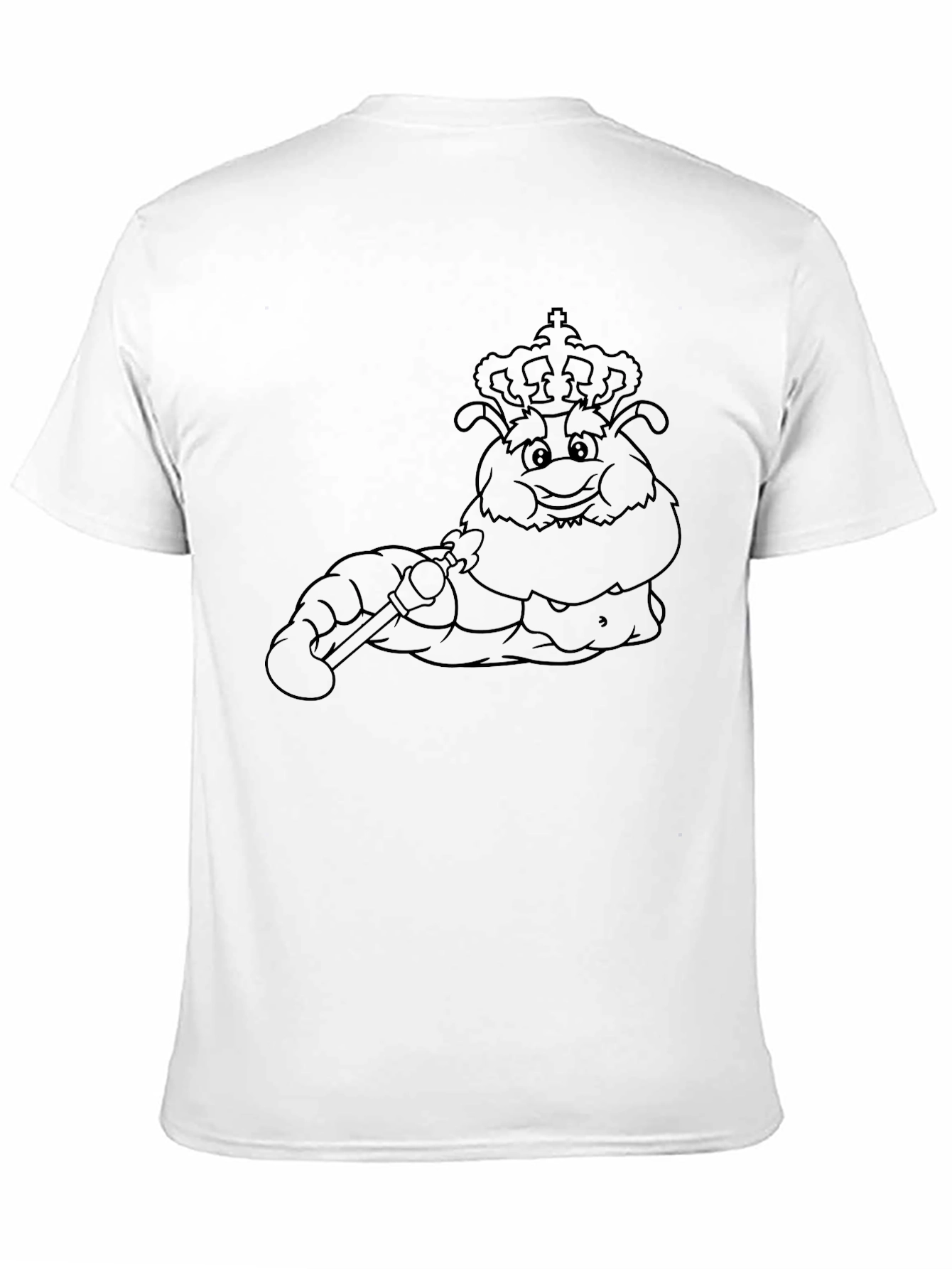 Cartoon Crowned Grub Tee