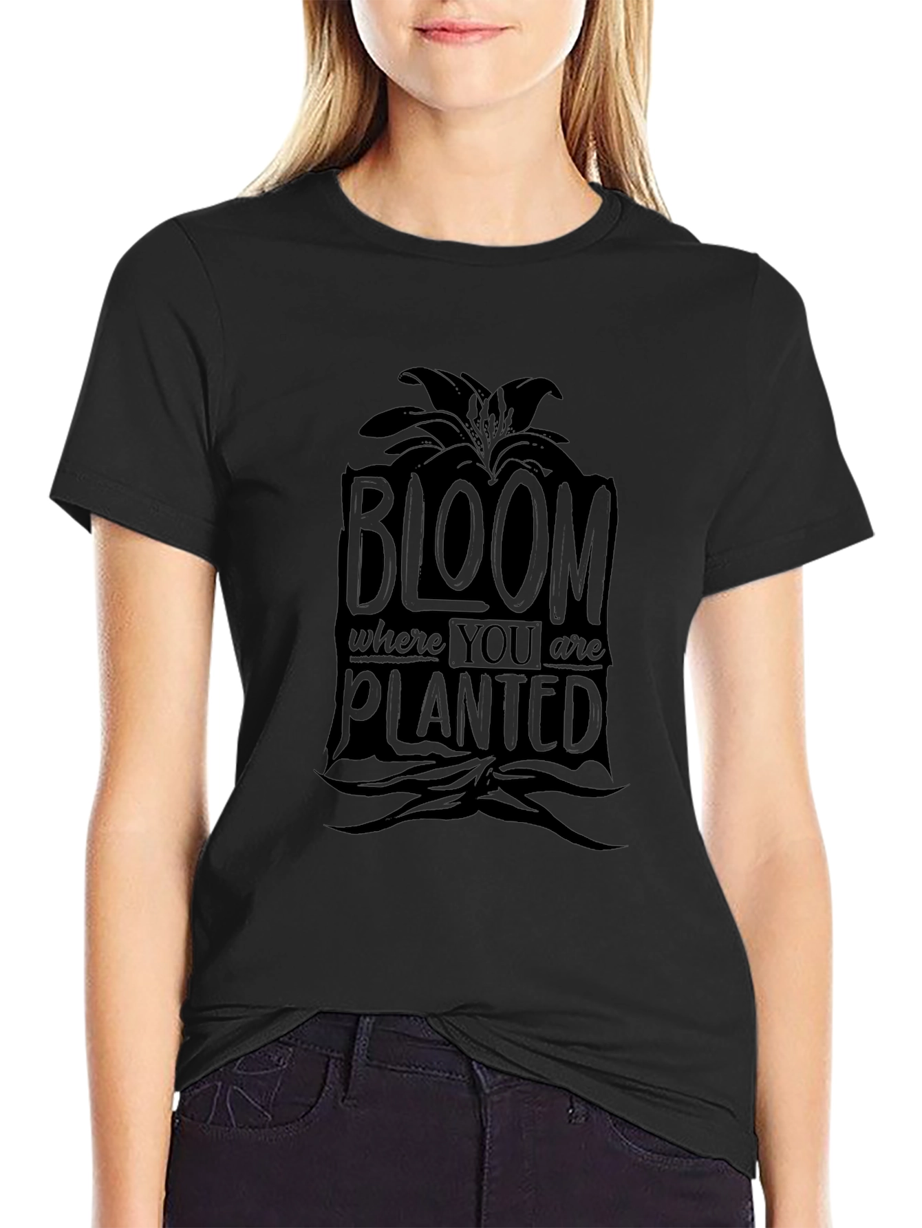 Bloom Where You Are Planted Graphic Tee