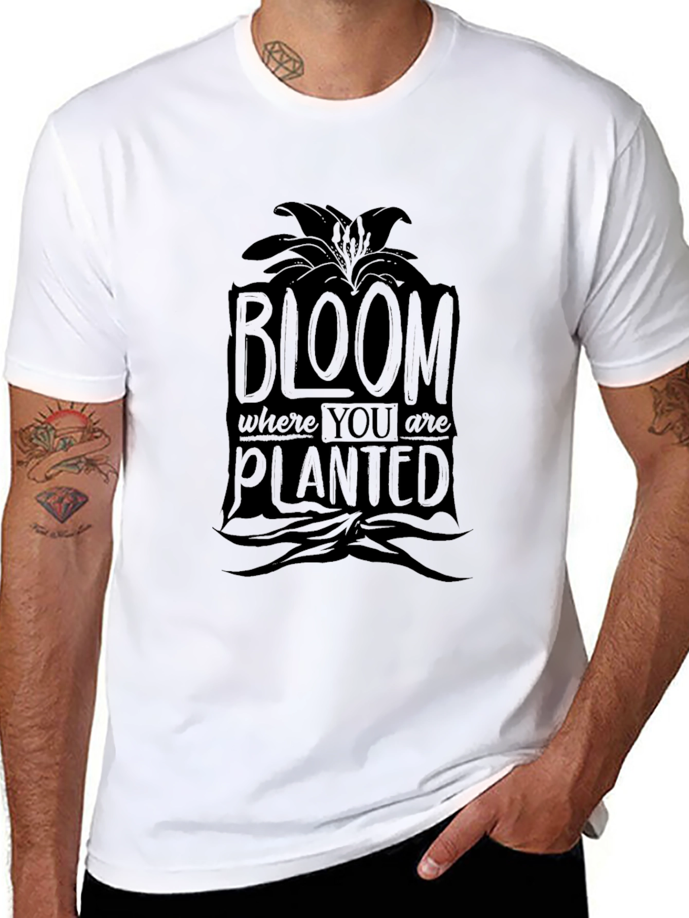 Bloom Where You Are Planted Graphic Tee