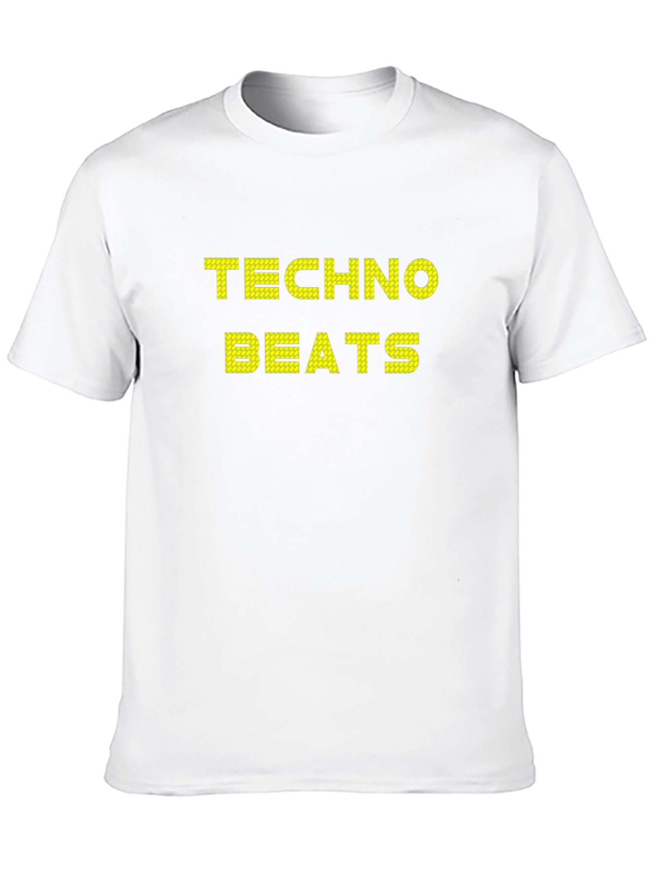 Techno Beats Graphic Tee - Black
