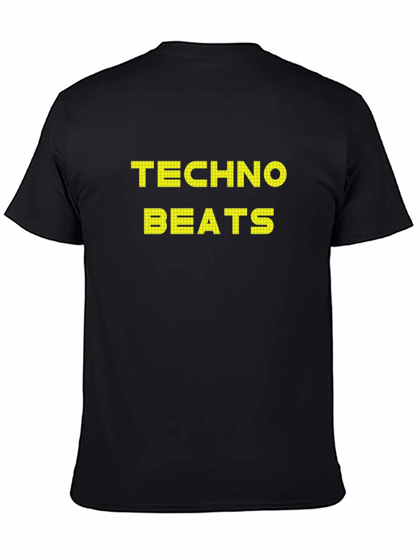 Techno Beats Graphic Tee - Black