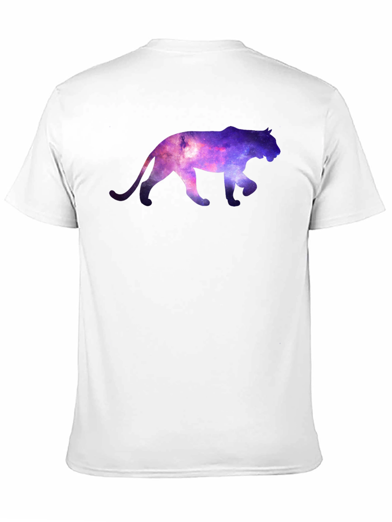 Galaxy Cat Graphic T-Shirt - Mens Crew Neck