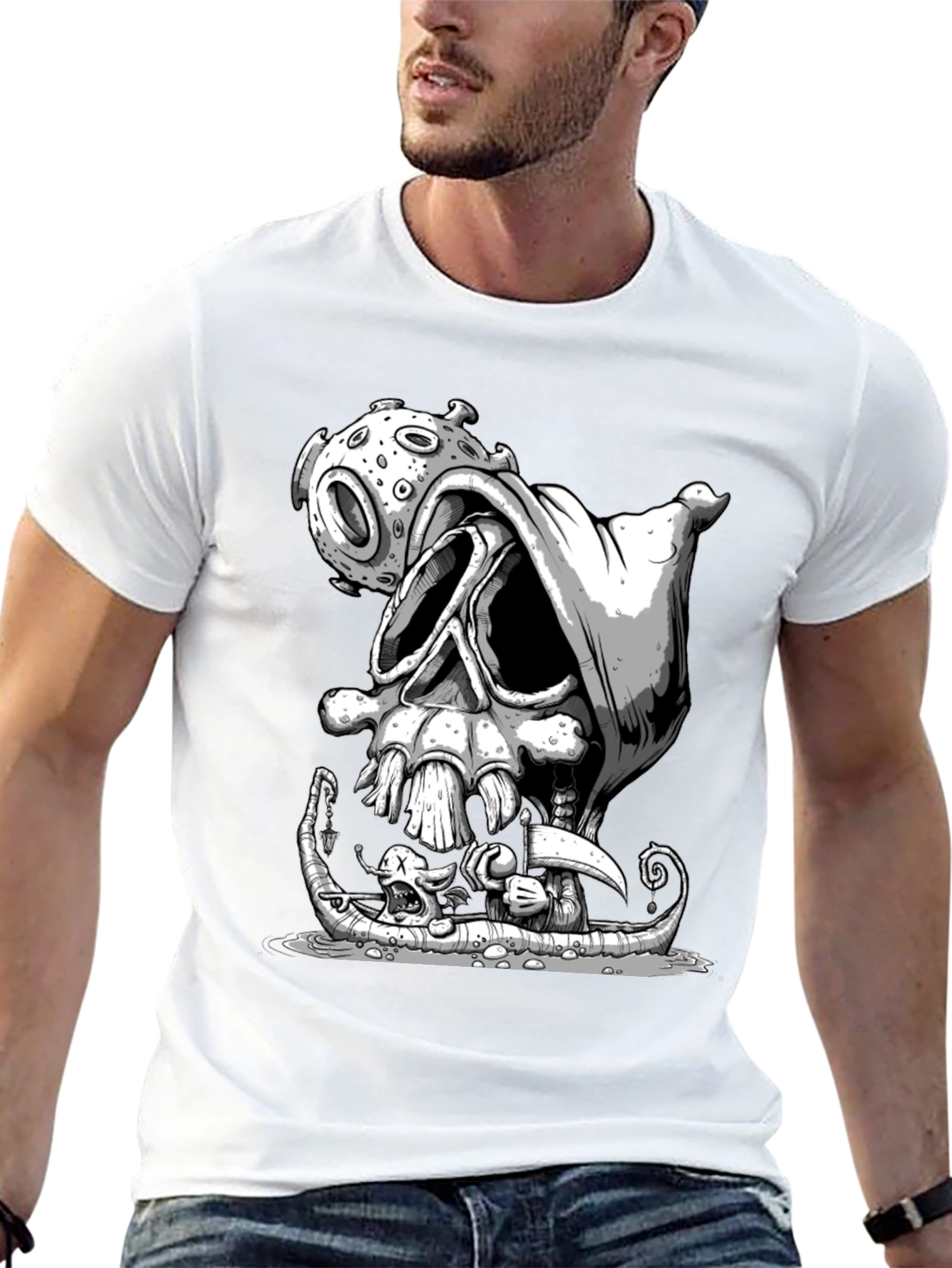 Grim Reaper Virus T-Shirt - Graphic Tee