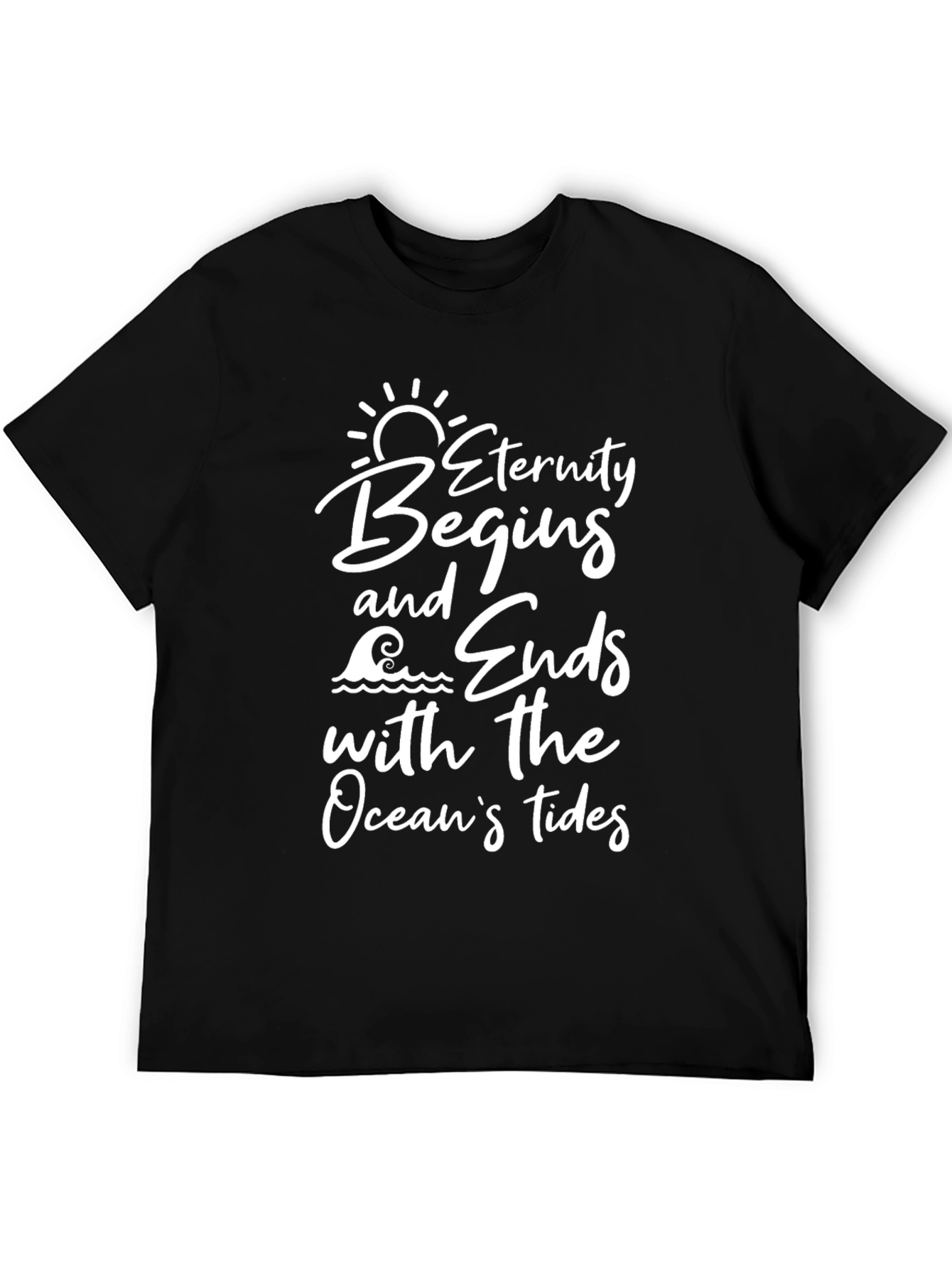 Eternity Begins Ocean Tides Graphic Tee