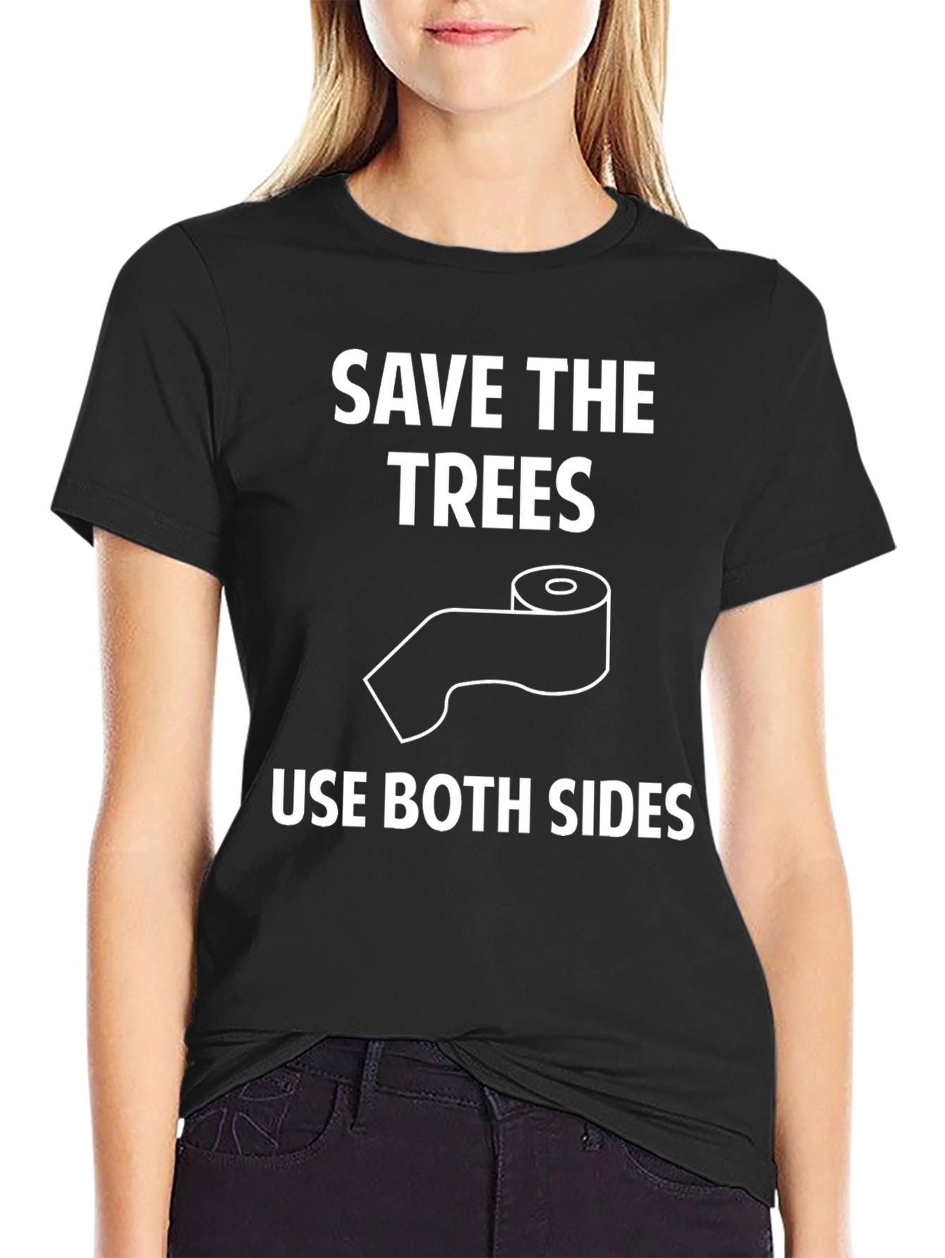 Save the Trees Use Both Sides Graphic Tee