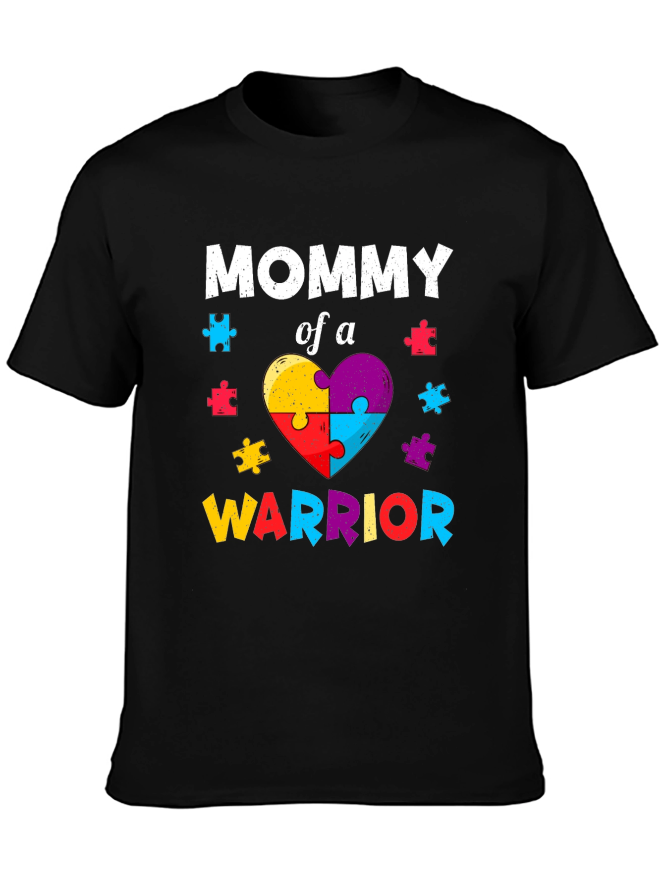 Mommy of a Warrior Autism Awareness T-Shirt