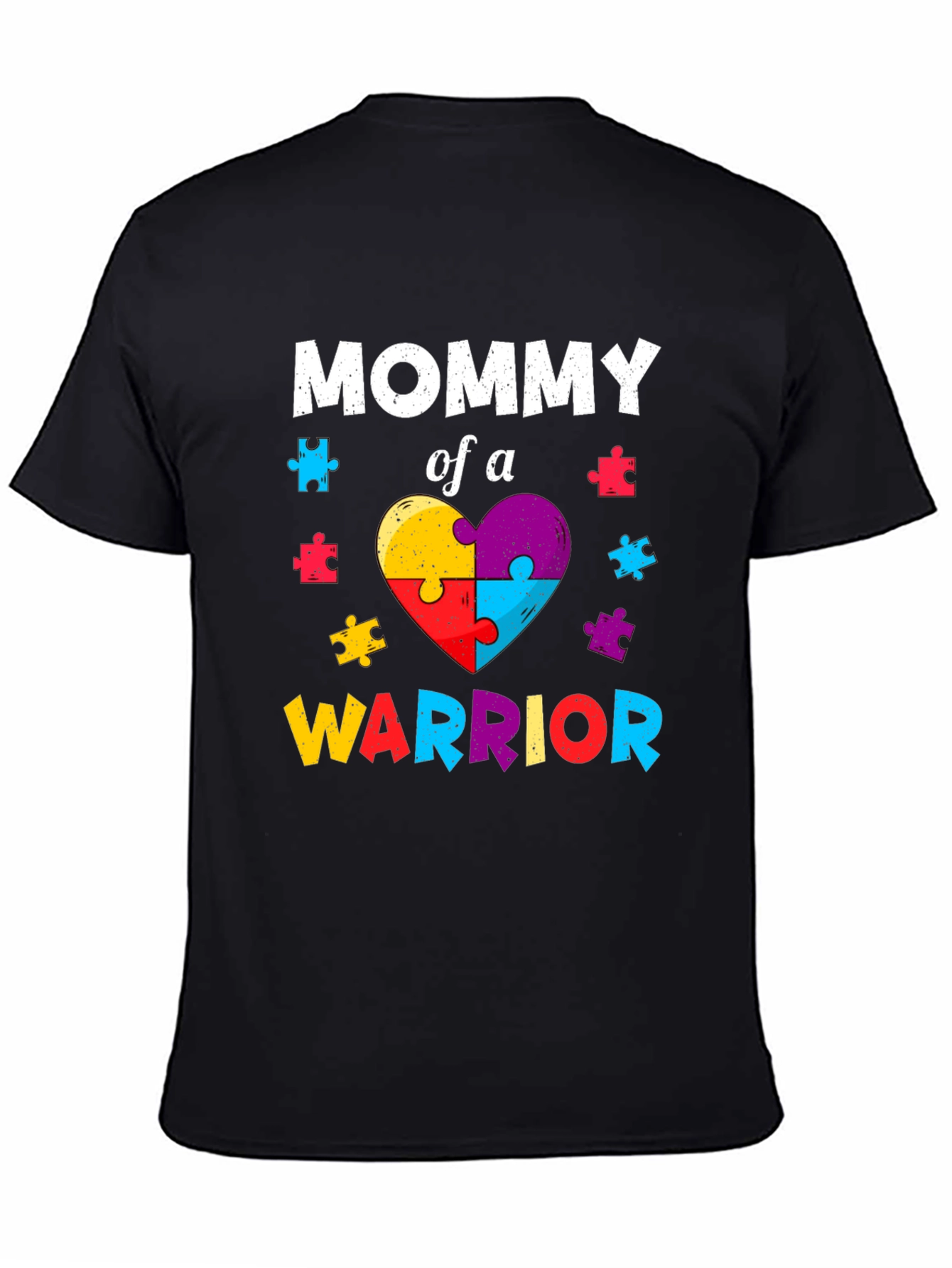 Mommy of a Warrior Autism Awareness T-Shirt