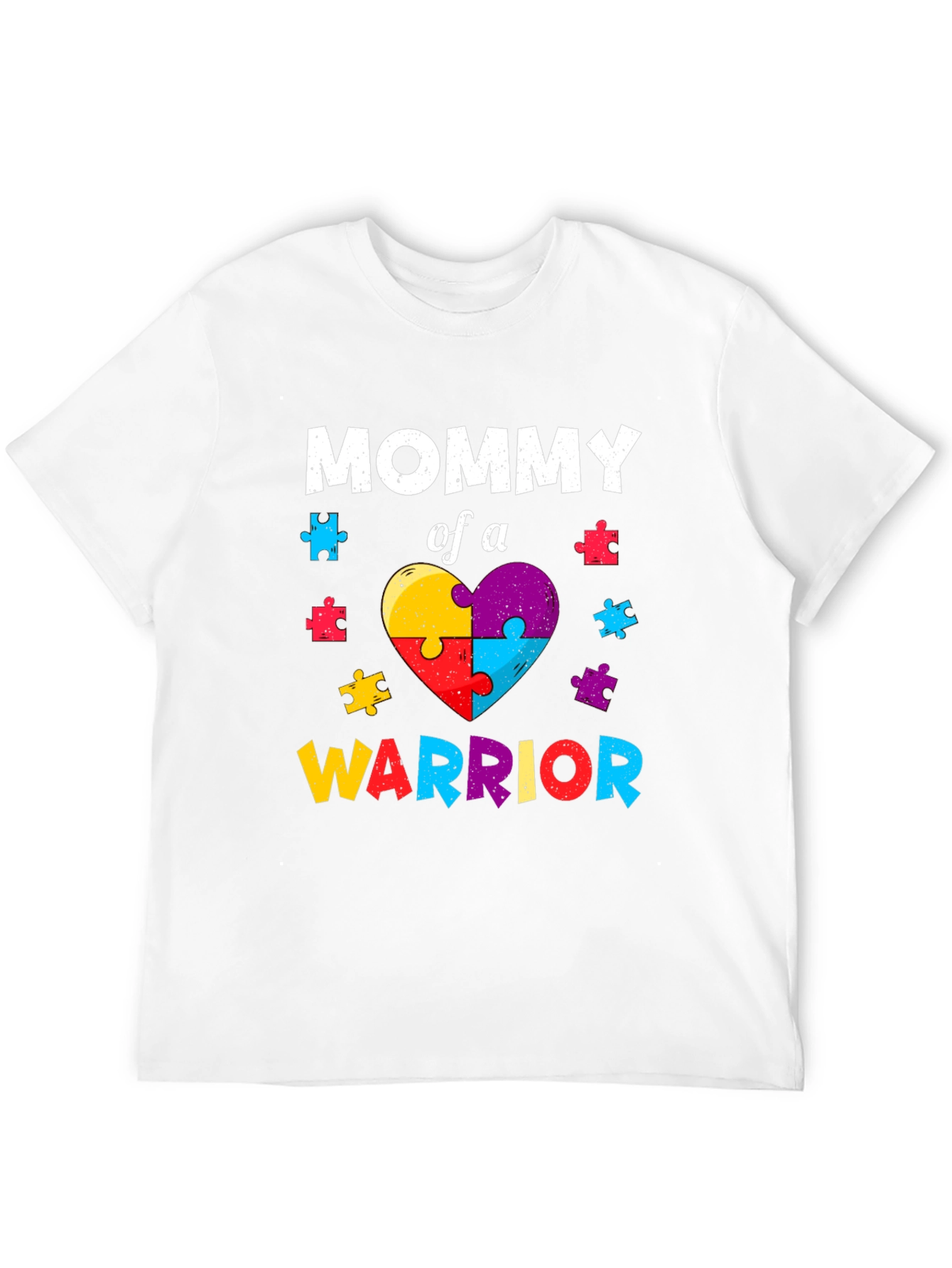 Mommy of a Warrior Autism Awareness T-Shirt