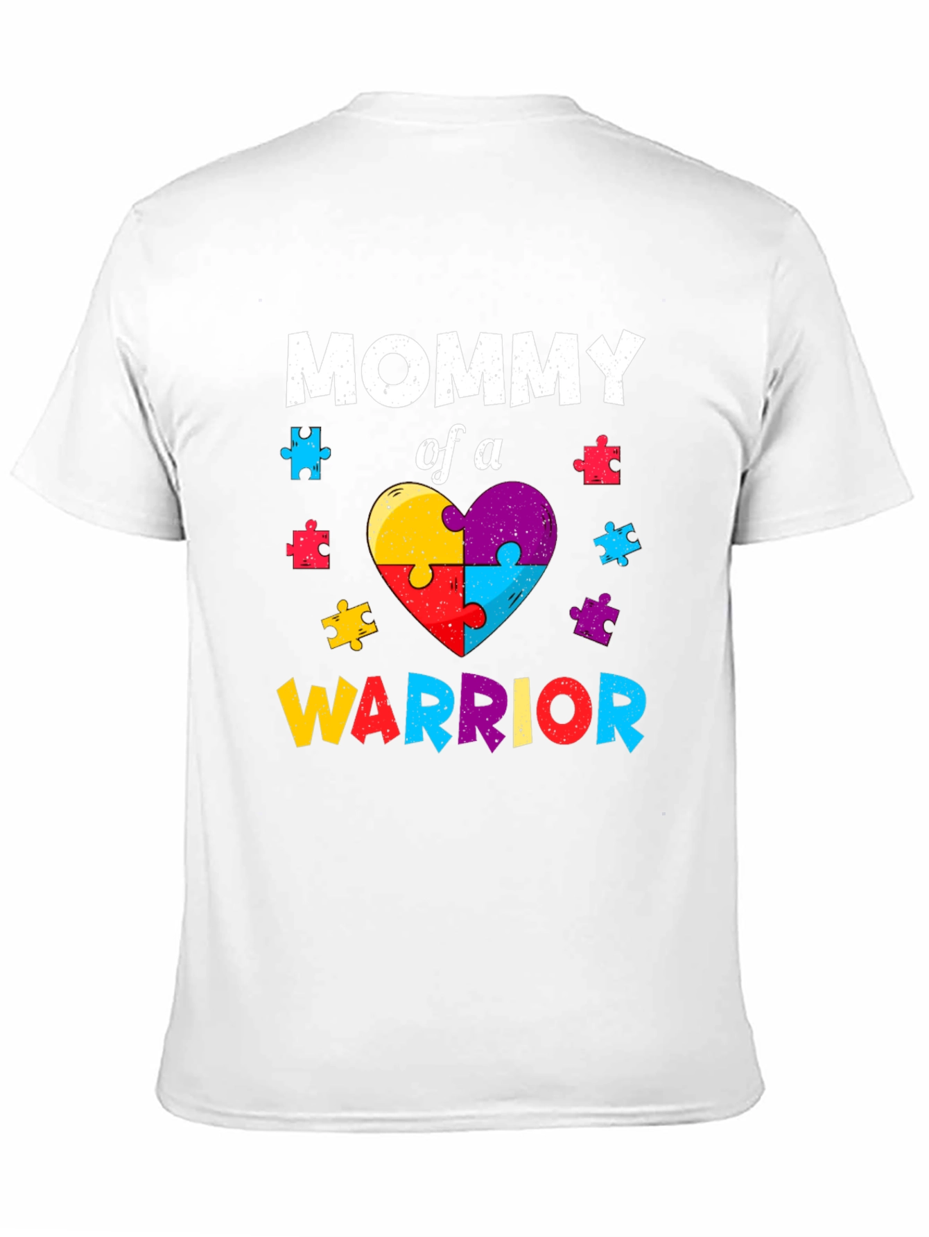 Mommy of a Warrior Autism Awareness T-Shirt