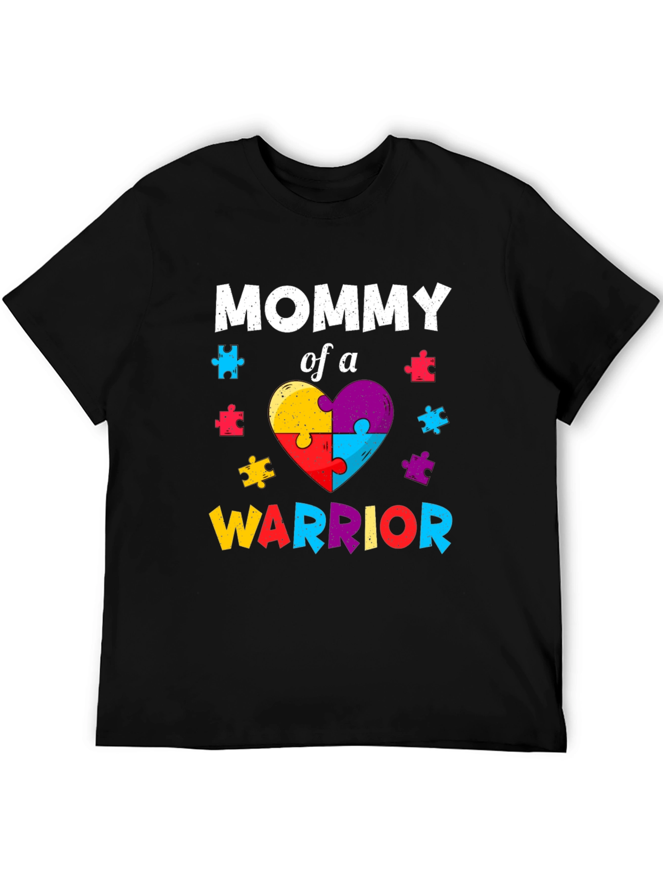 Mommy of a Warrior Autism Awareness T-Shirt