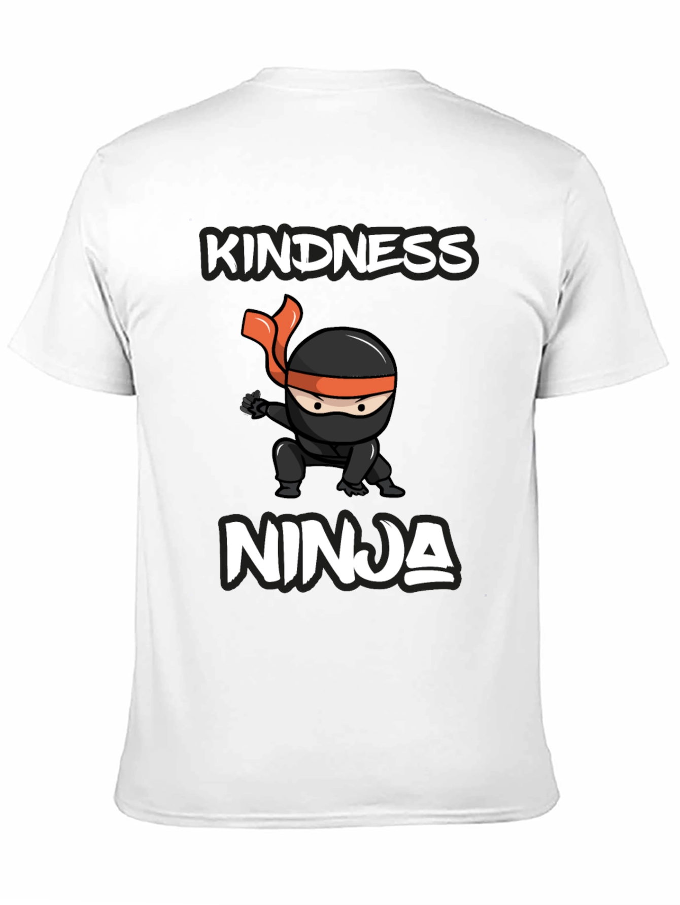 Kindness Ninja Graphic Tee - Mens Black T-Shirt