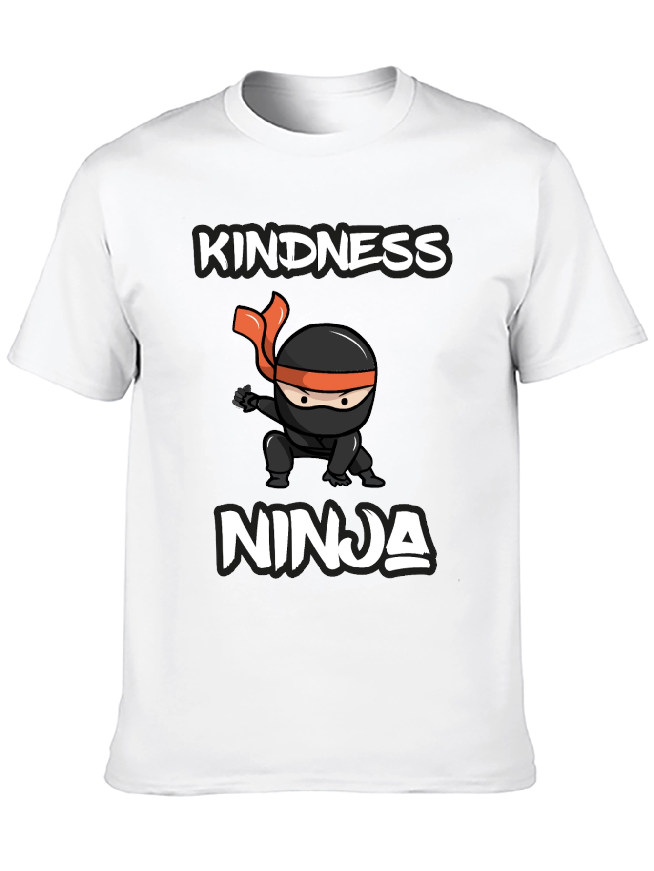 Kindness Ninja Graphic Tee - Mens Black T-Shirt