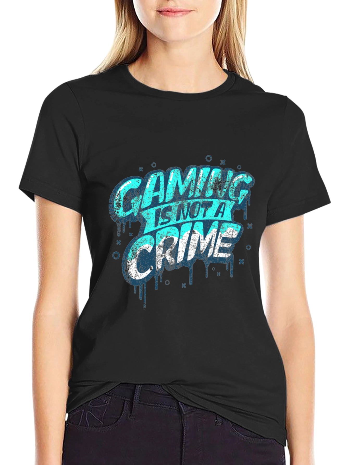 Gaming Is Not A Crime Graphic T-Shirt