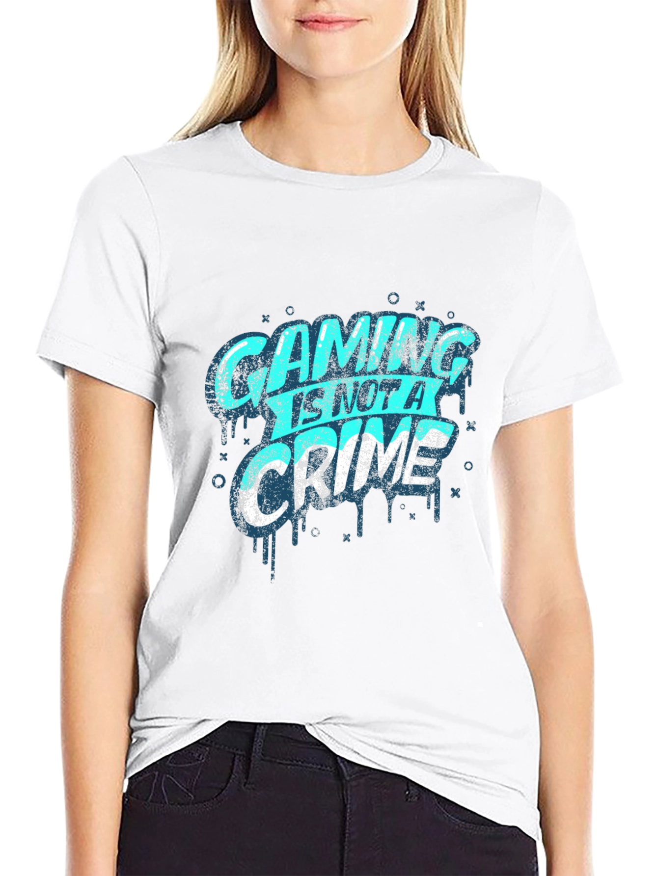 Gaming Is Not A Crime Graphic T-Shirt