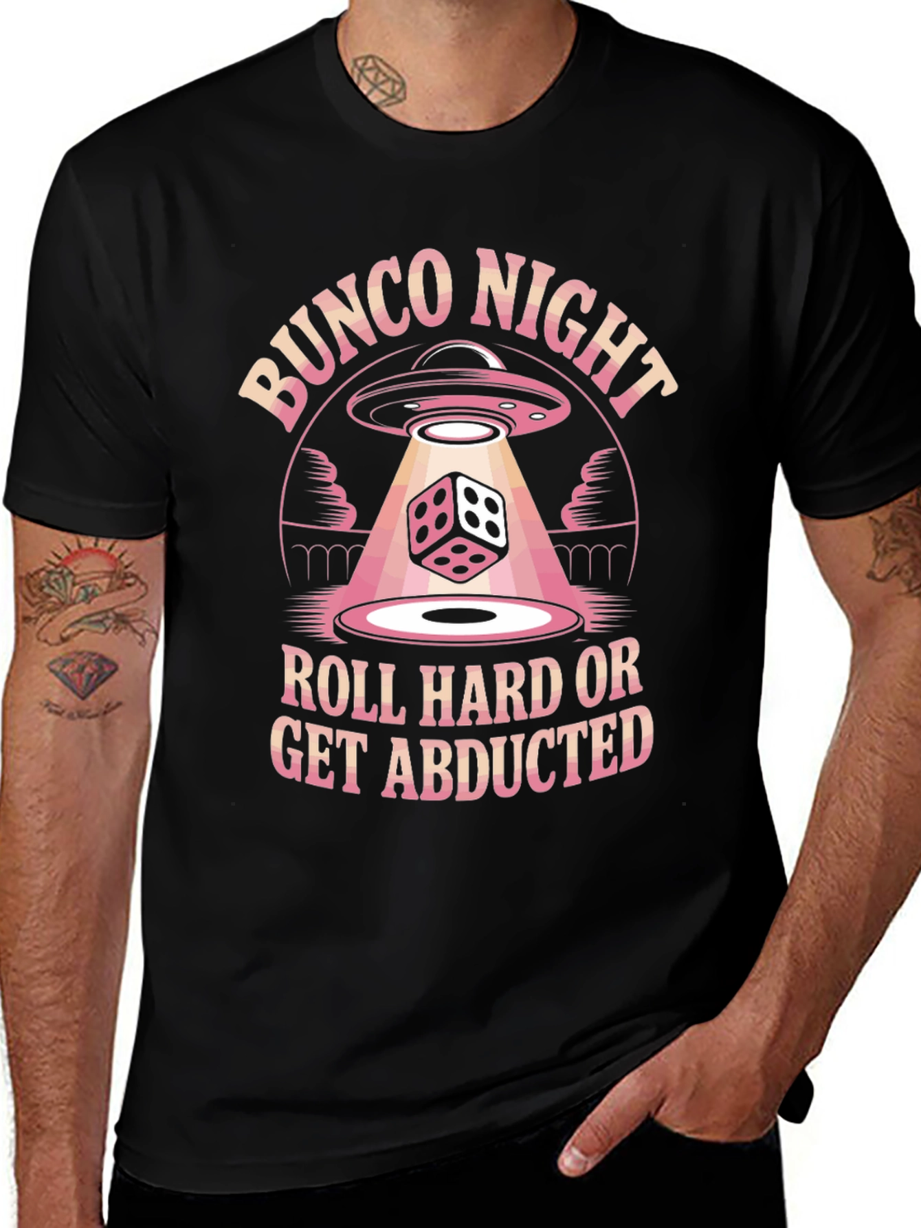 Bunco Night Roll Hard T-Shirt