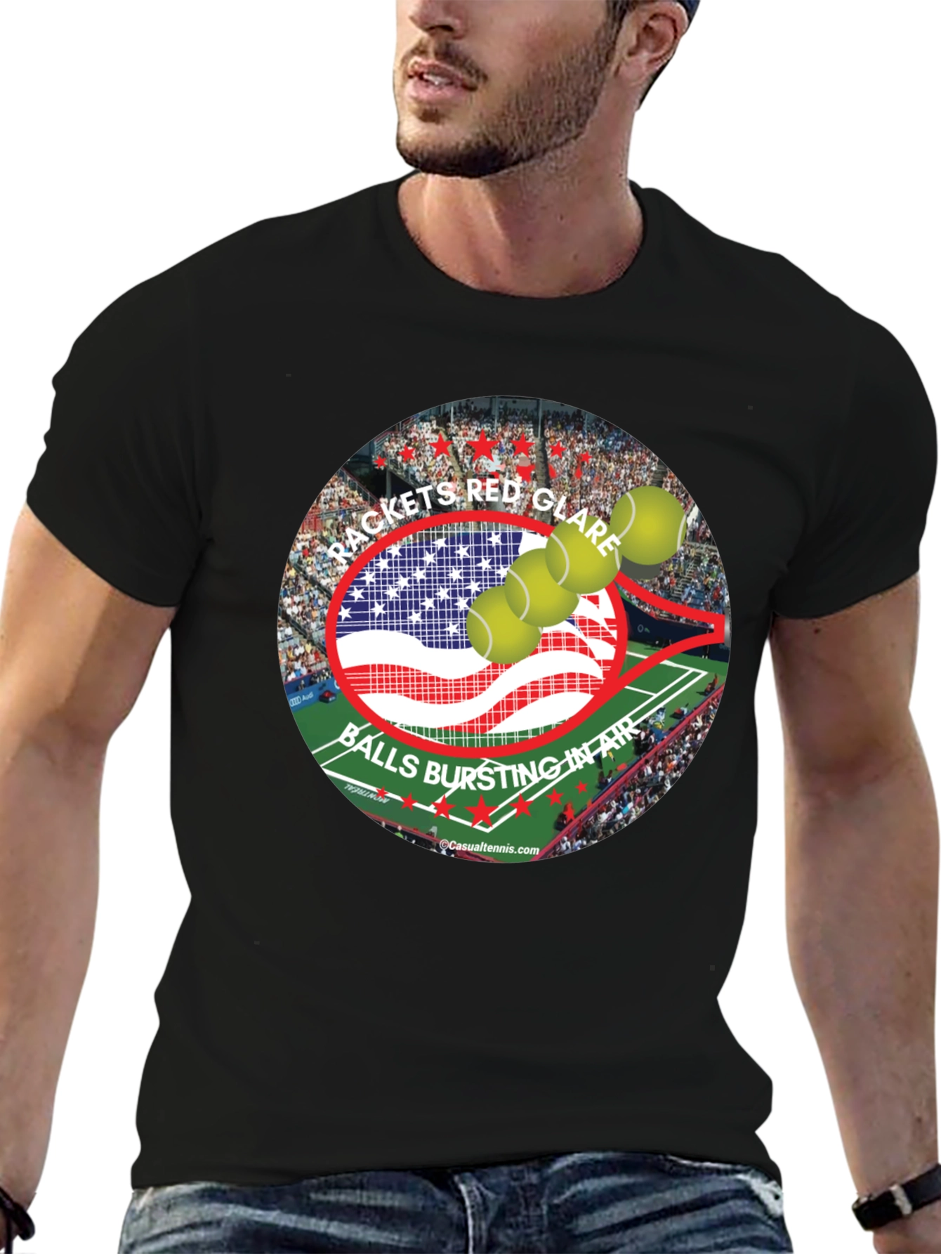 Tennis Patriotic T-Shirt