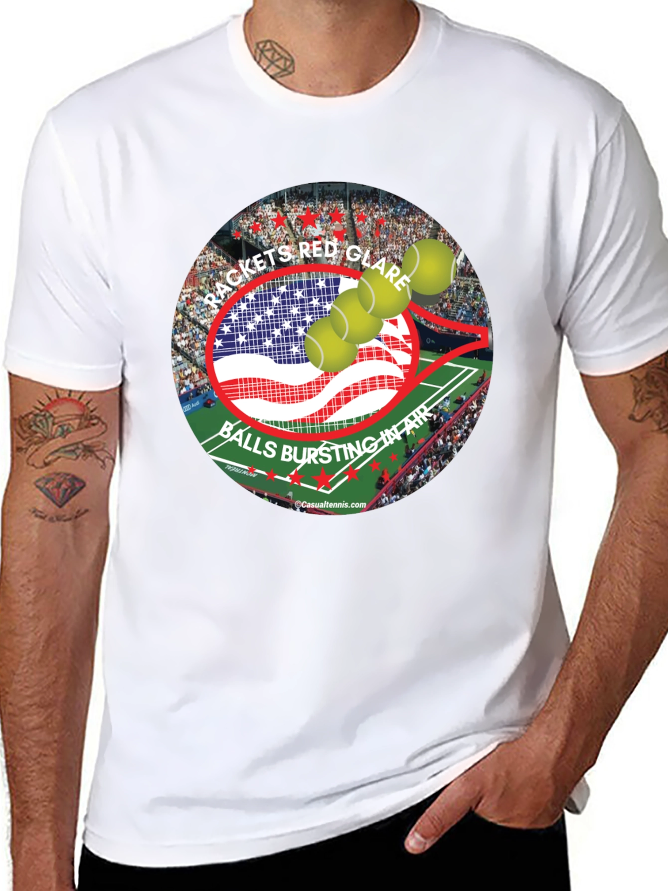 Tennis Patriotic T-Shirt